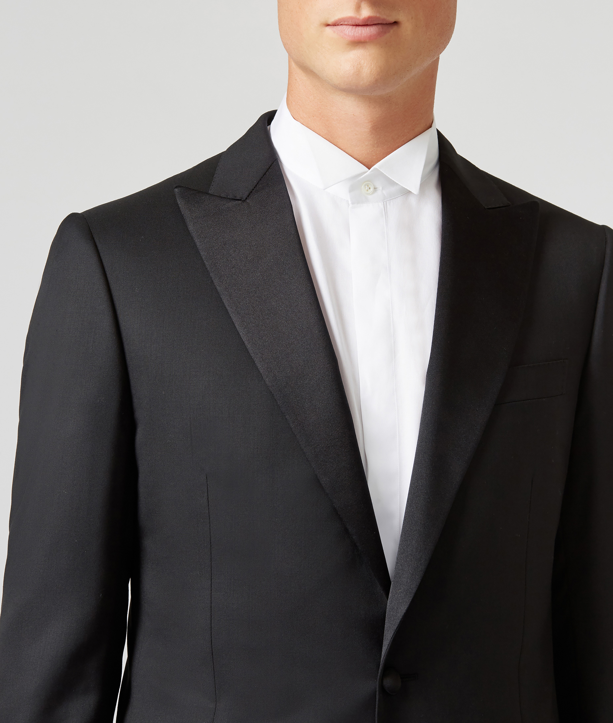 Suit in Pure Wool Regular Fit Black Pal Zileri | Shop Online