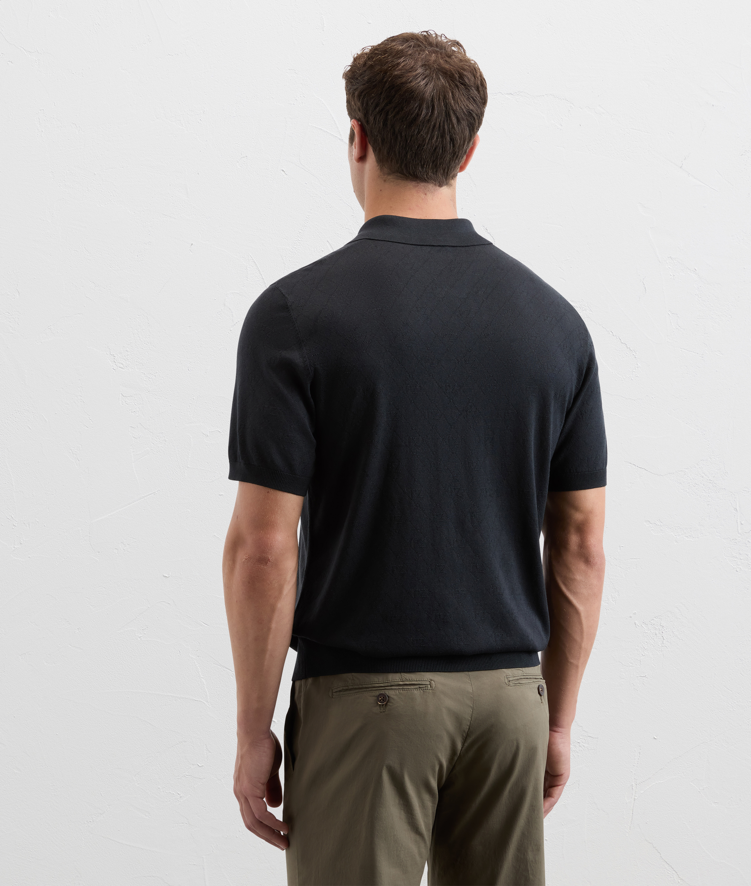 Tシャツ・カットソー Pal Zileri Cotton t-shirt PAL ZILERI Navy Cotton Jersey T-Shirt - LUXINABOX