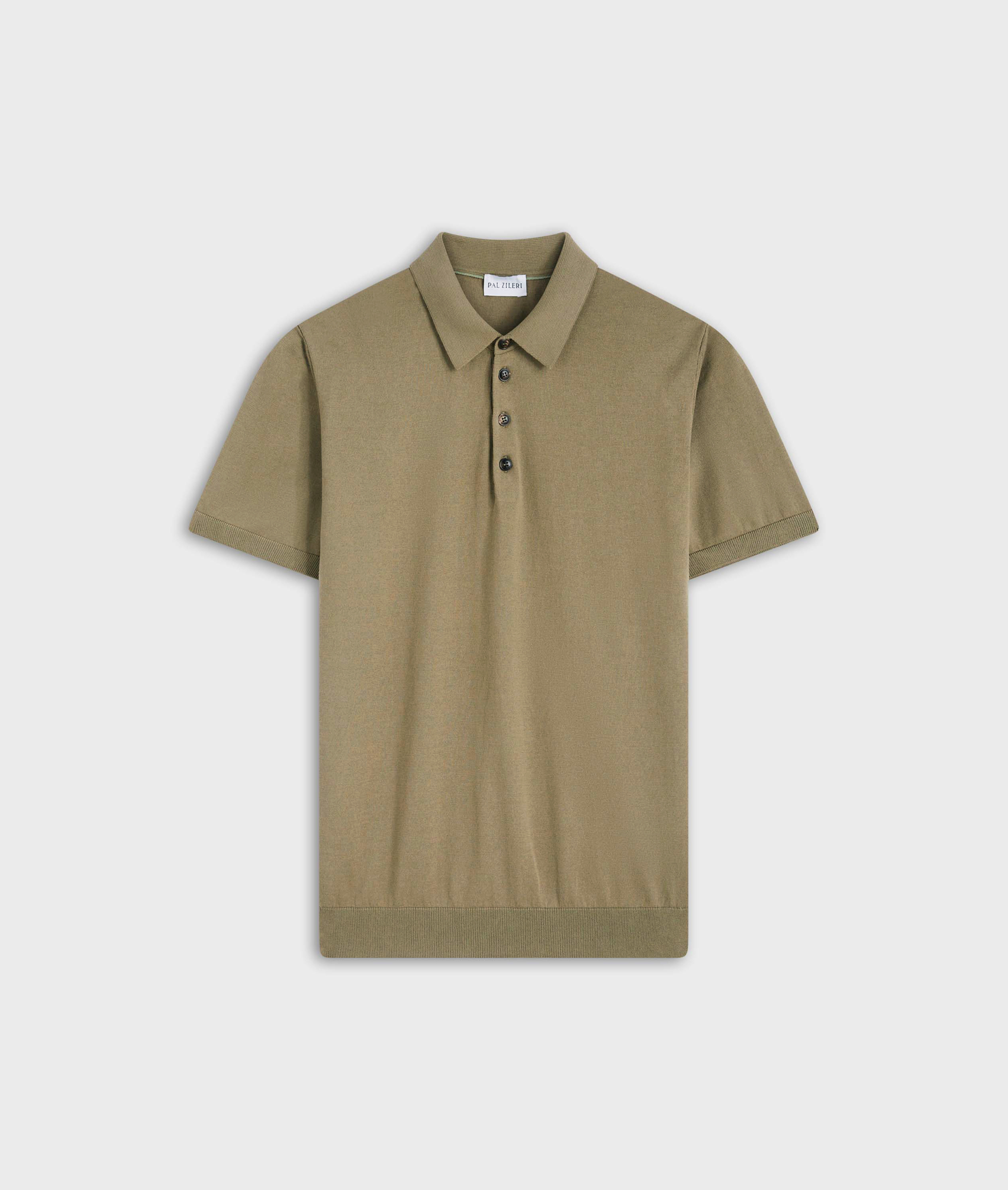 Tシャツ・カットソー Pal Zileri SS25 Cotton polo shirt (9A3MJG206PJ728 81) Pal Zileri Men's Knitted Polo Shirt in Blue – Blue Salon