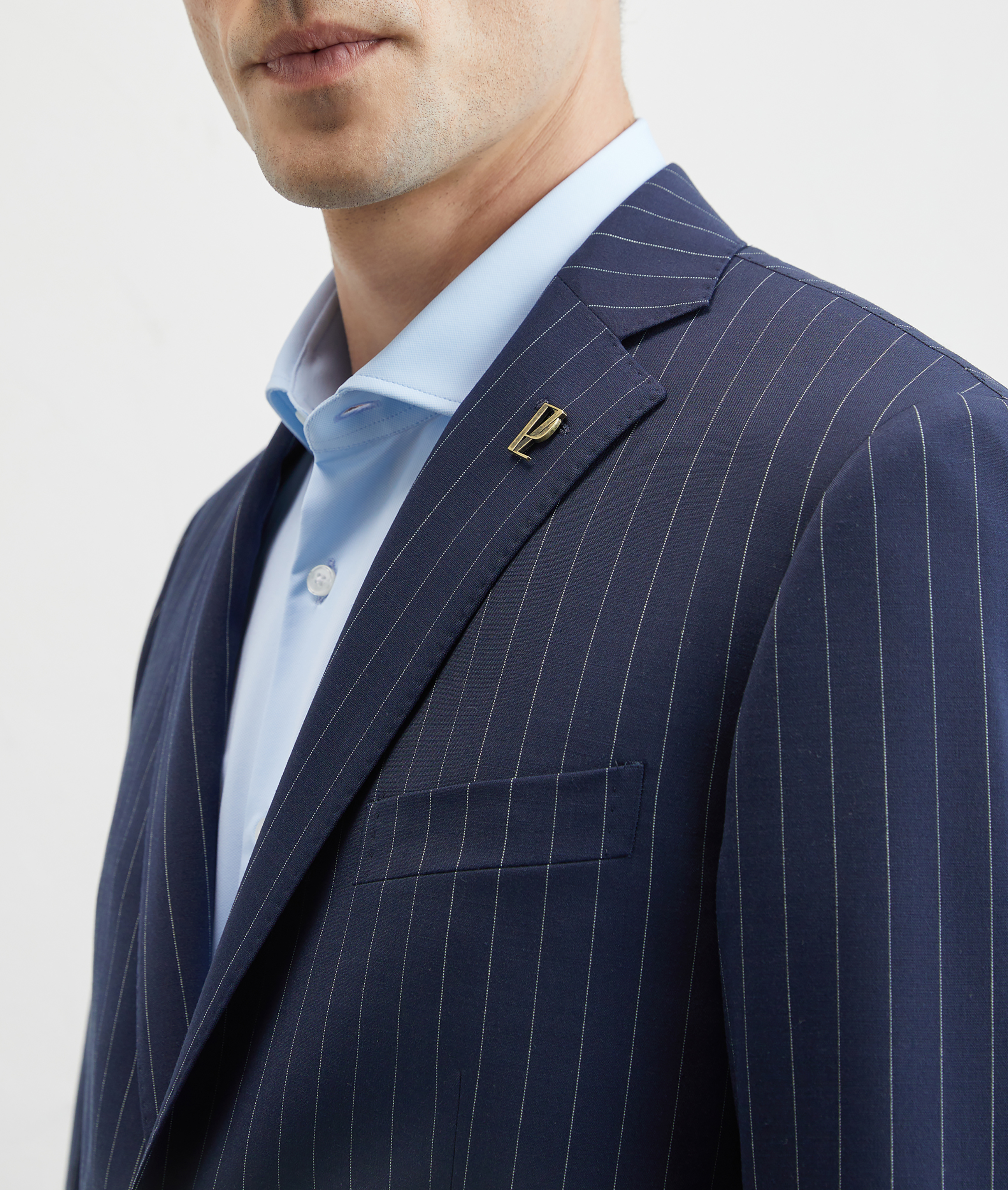 Lord Suit In Stretch Wool Blue Navy Pal Zileri | Shop Online