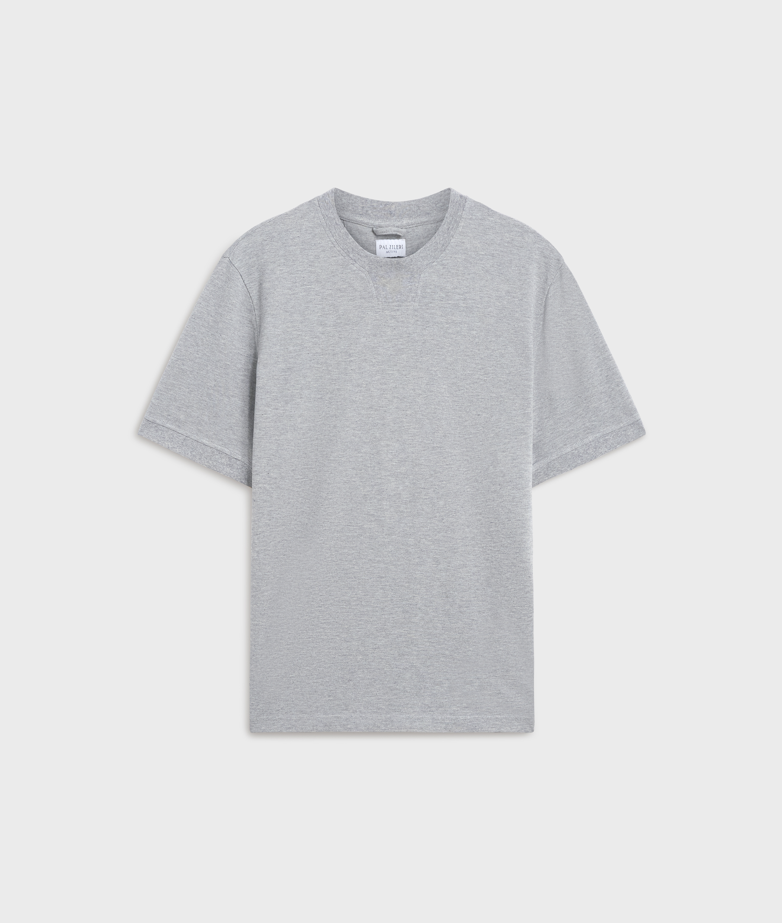 Tシャツ・カットソー Pal Zileri Cotton t-shirt light grey cotton piquet t-shirt Pal Zileri | Shop Online