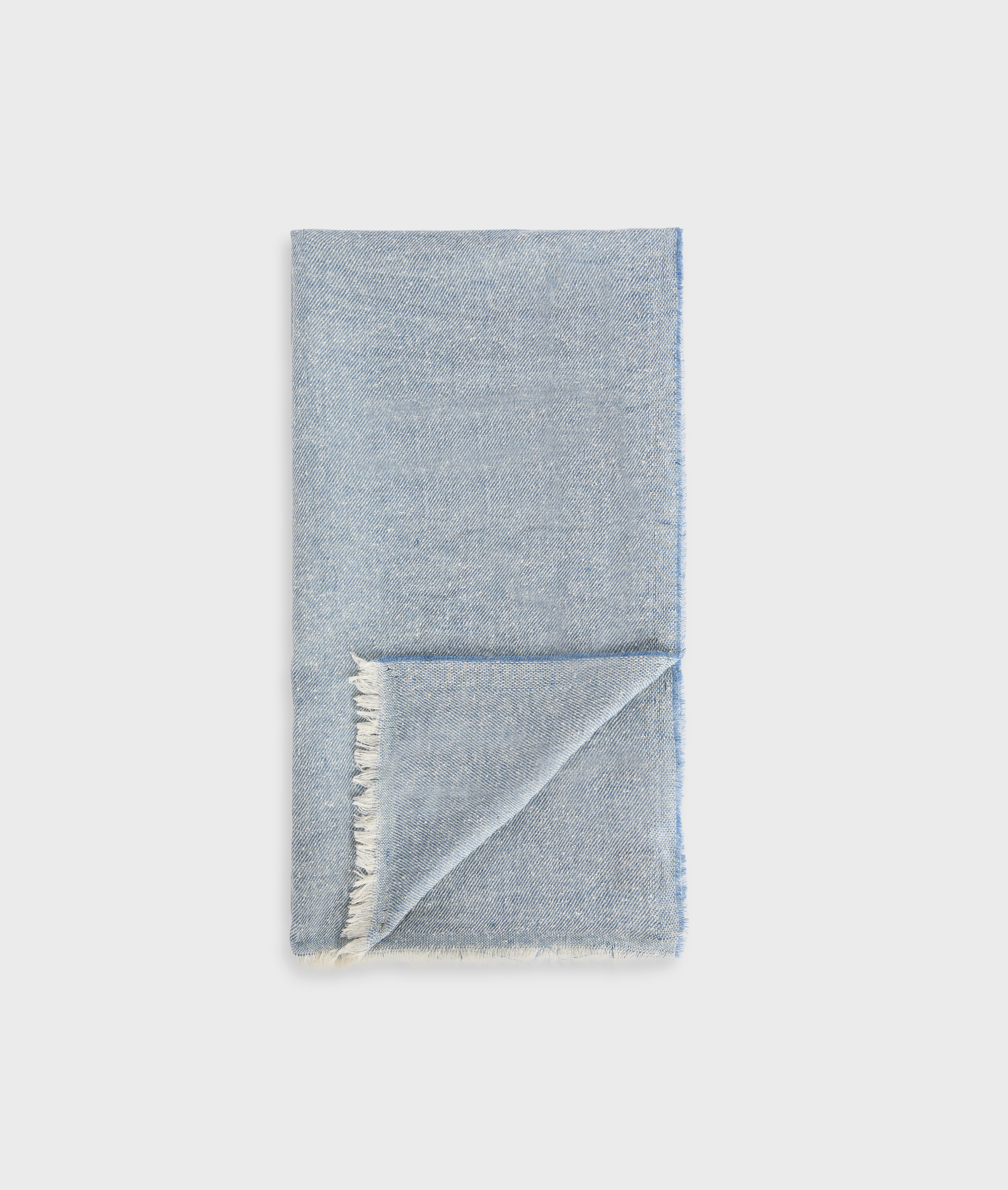 light blue linen and silk jacquard scarf Pal Zileri | Shop Online