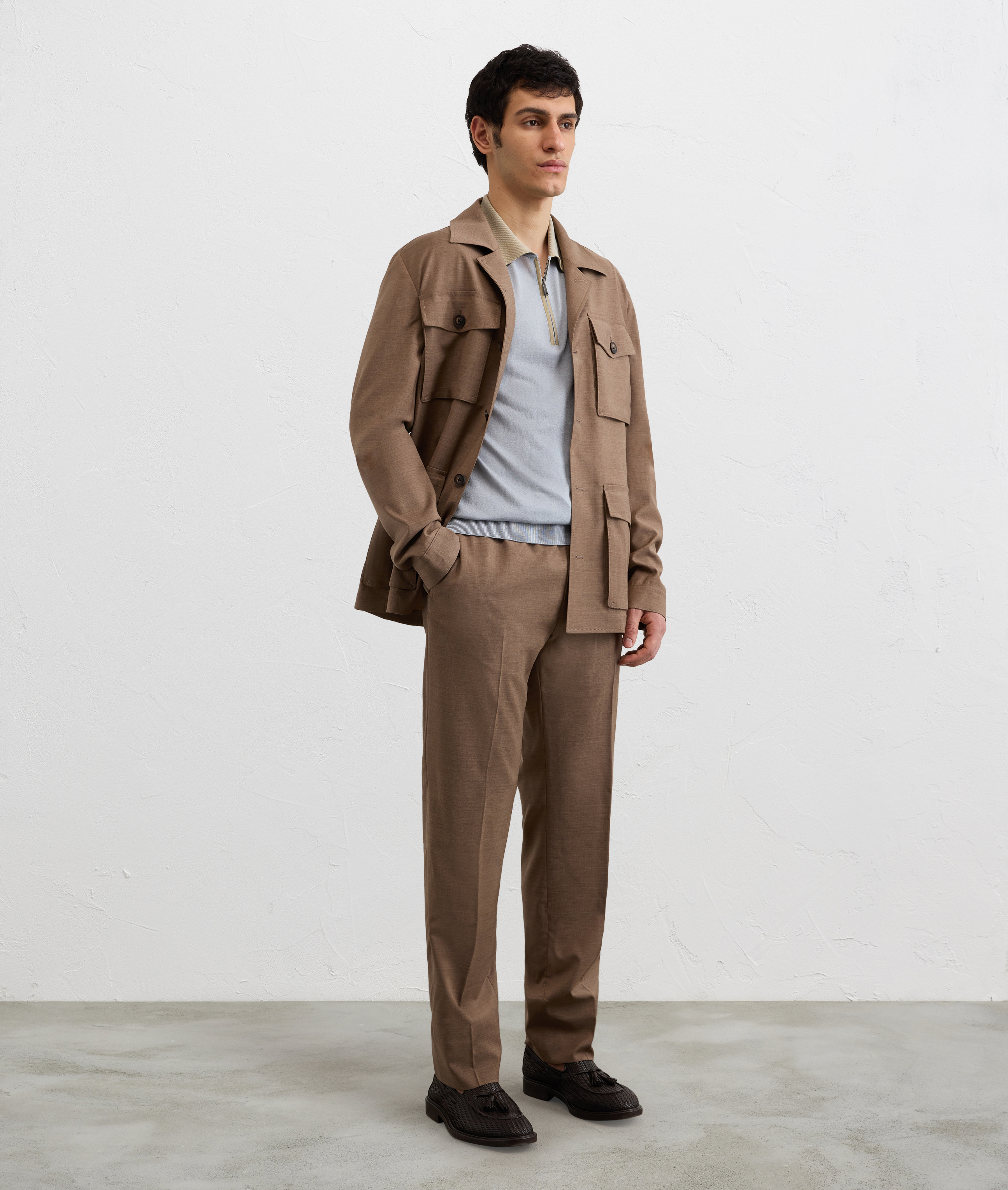 PAL ZILERI ベージュ レザージャケット Abbigliamento Uomo Classico ed Elegante | Pal Zileri