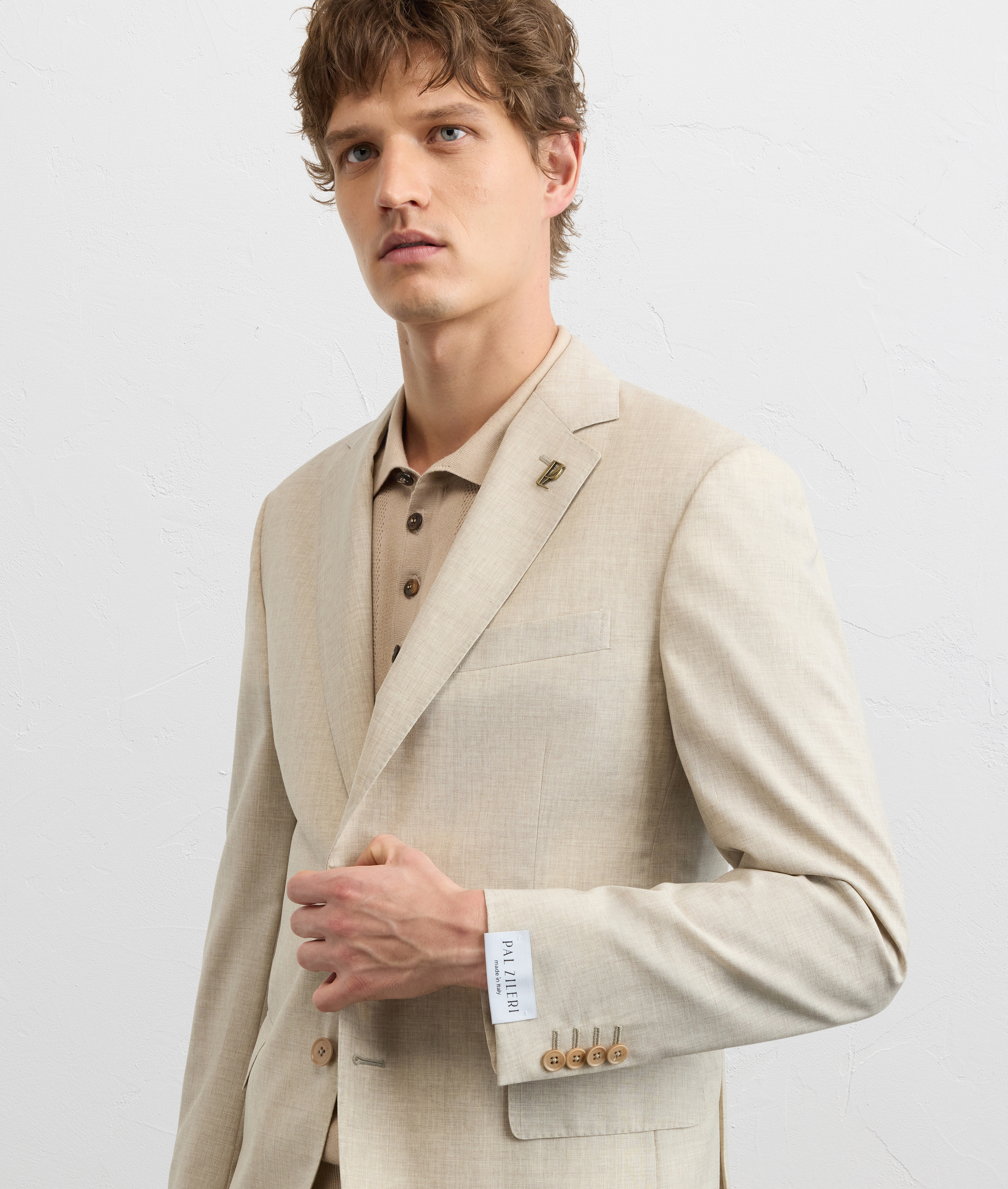 natural colored virgin wool key line dress Pal Zileri | Shop Online