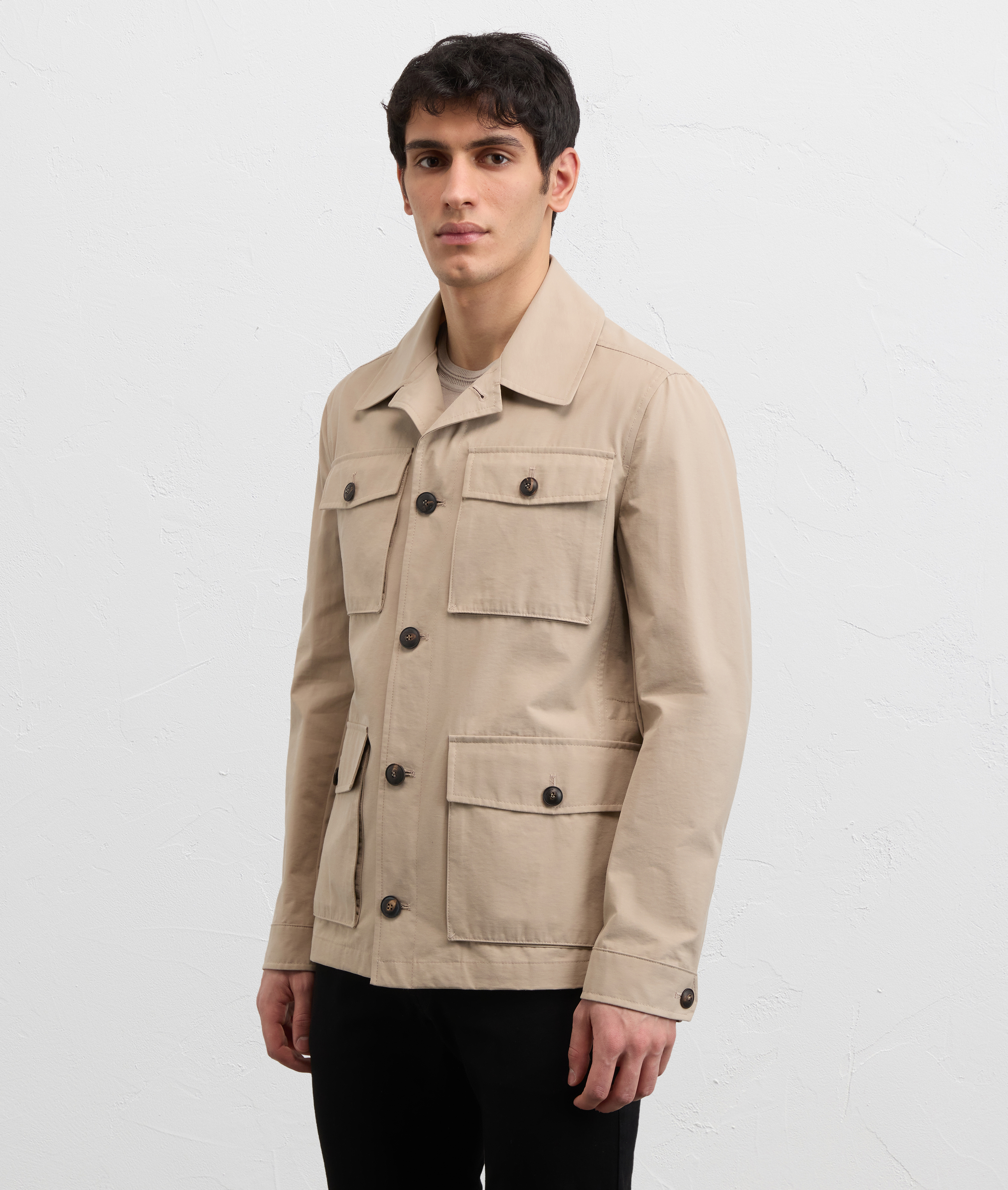 PAL ZILERI ベージュ レザージャケット Men's Outerwear: Jackets and Coats | Pal Zileri