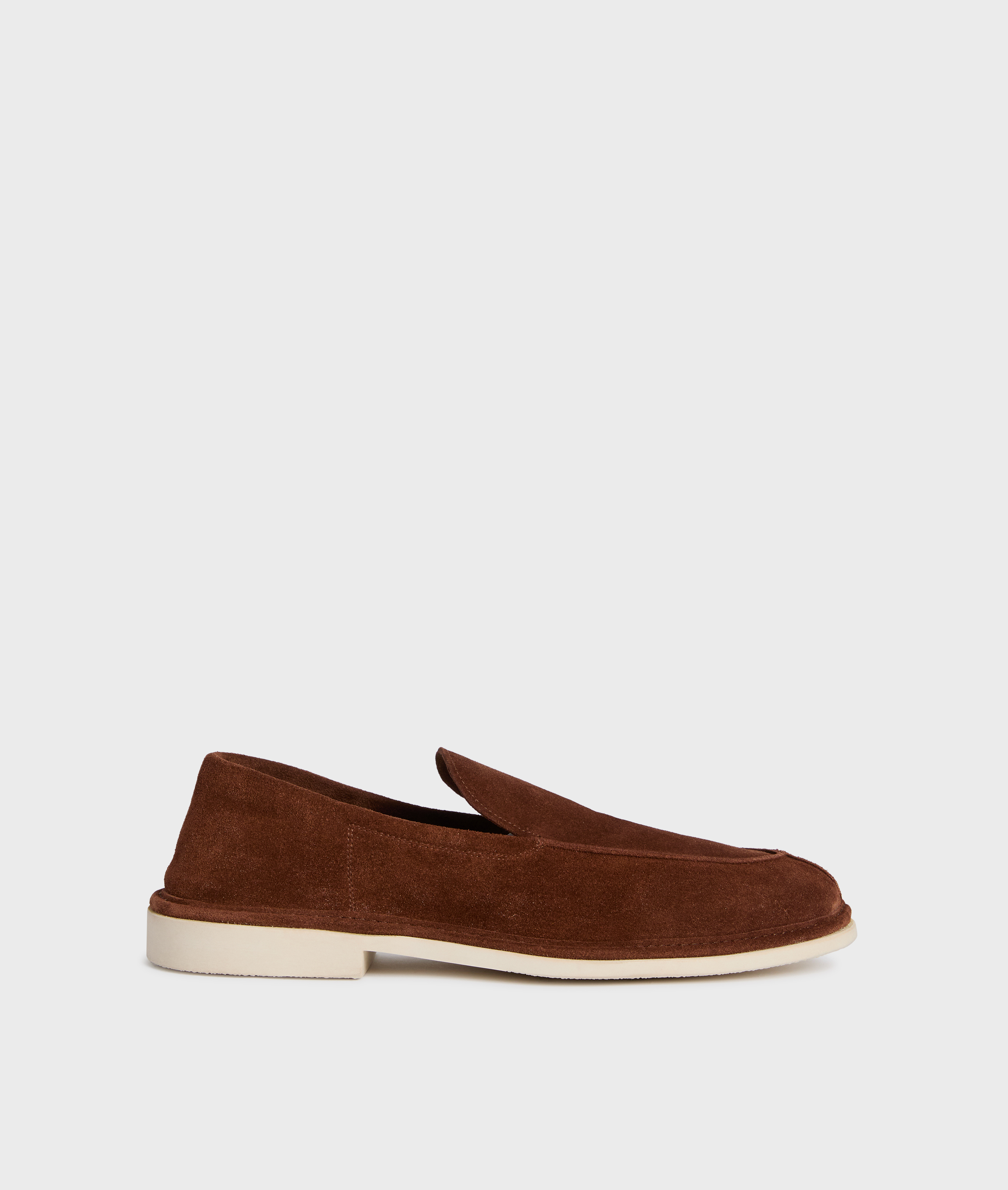 light brown calfskin suede loafers Pal Zileri | Shop Online