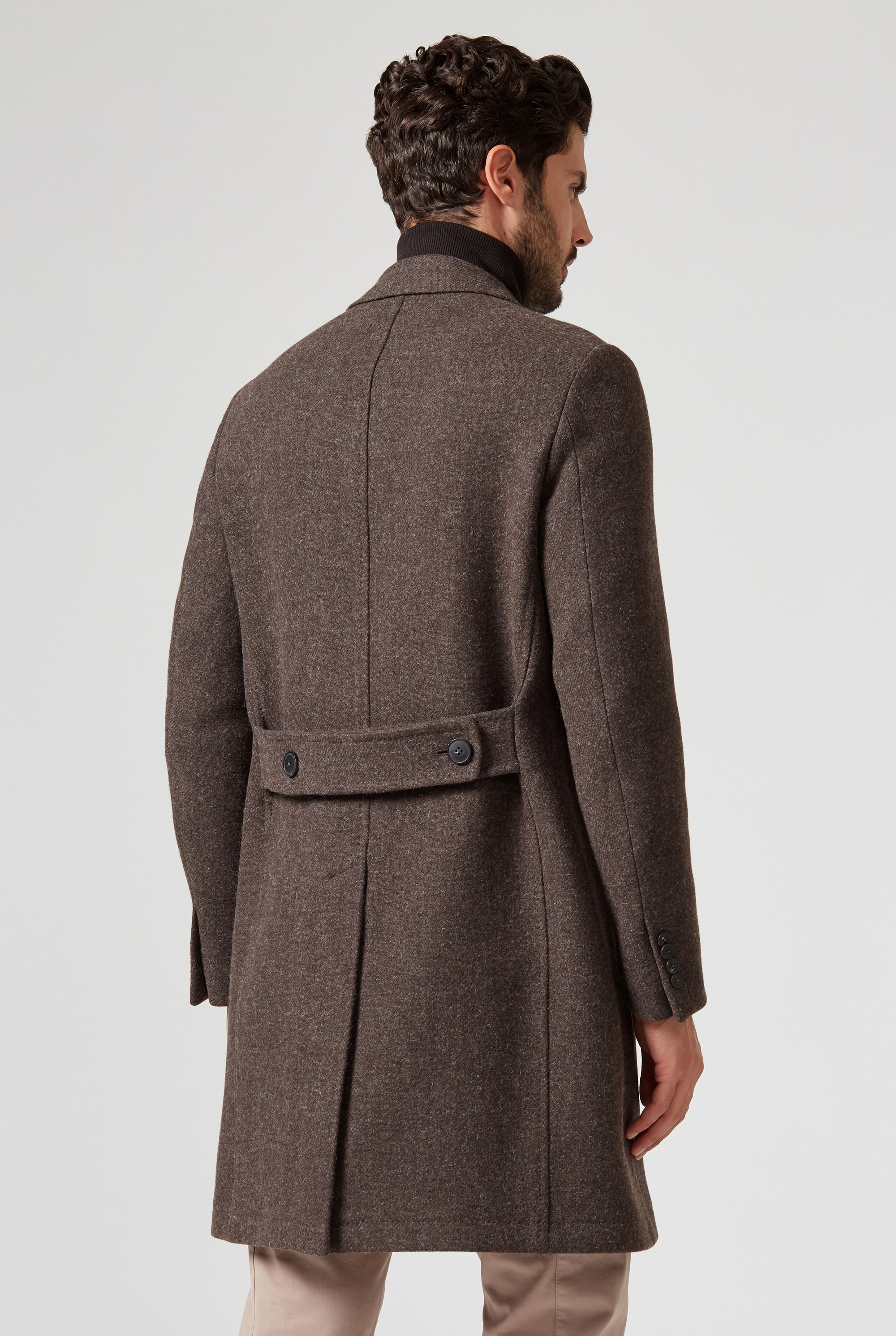 PAL ZILERI カシミア100% ブラウン ロングコート PAL ZILERIカシミア