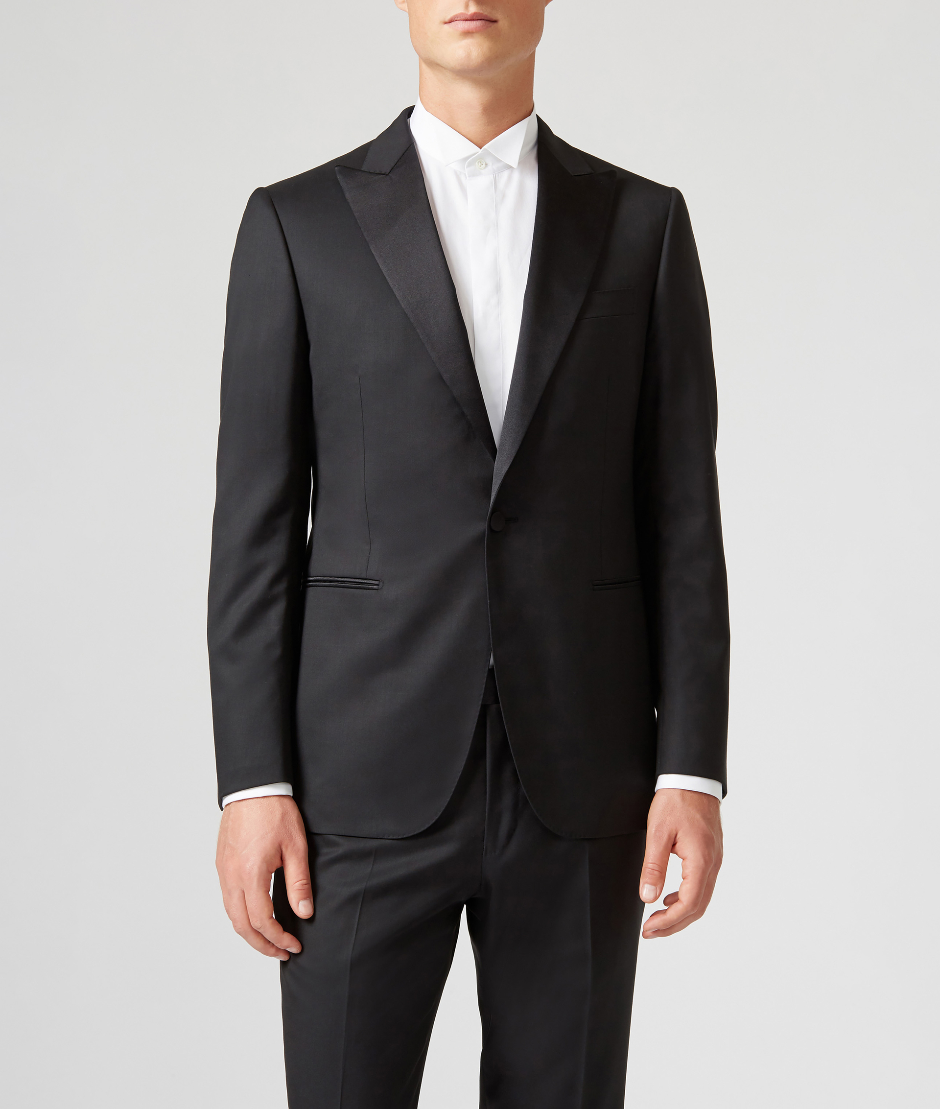Suit in Pure Wool Regular Fit Black | Pal Zileri