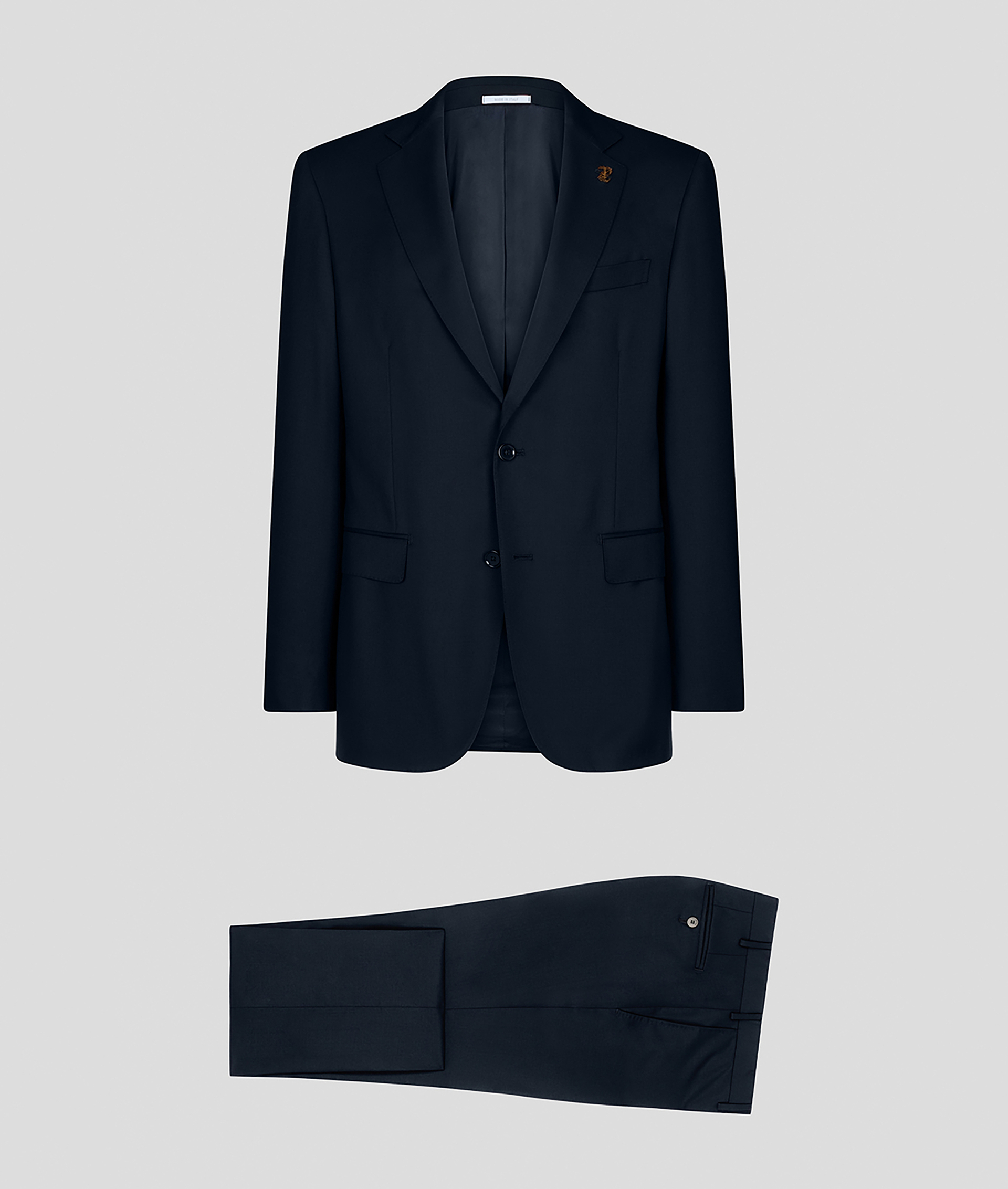 Vicenza Suit in Pure Wool Navy Blue | Pal Zileri
