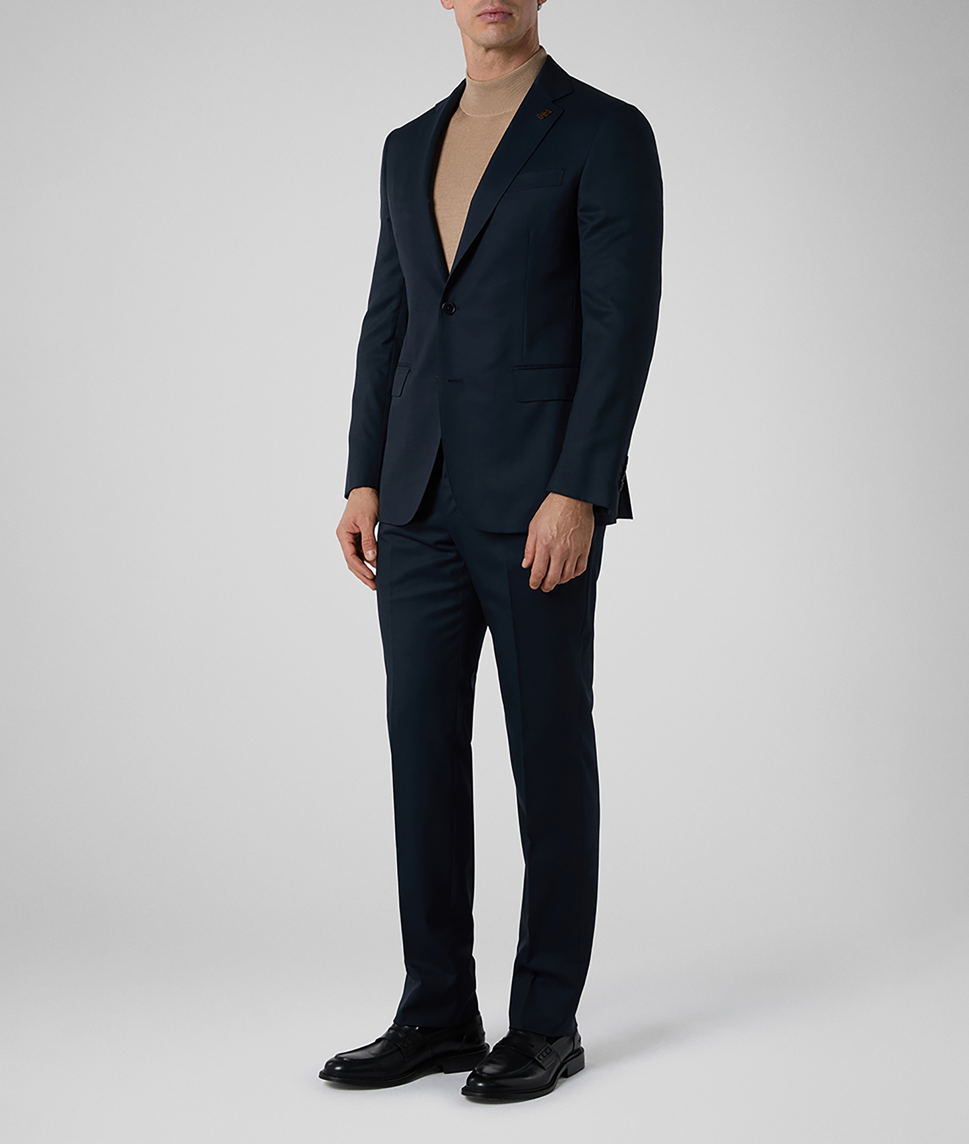 Vicenza Suit in Pure Wool Navy Blue | Pal Zileri