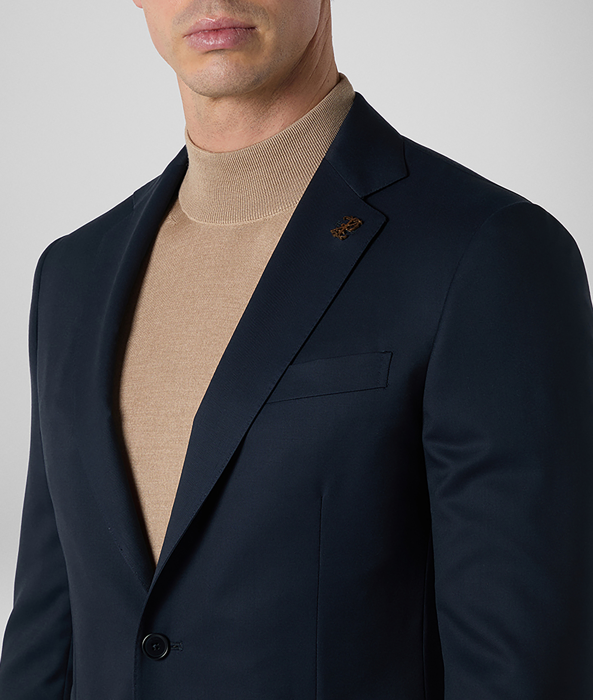 Vicenza Suit in Pure Wool Navy Blue | Pal Zileri
