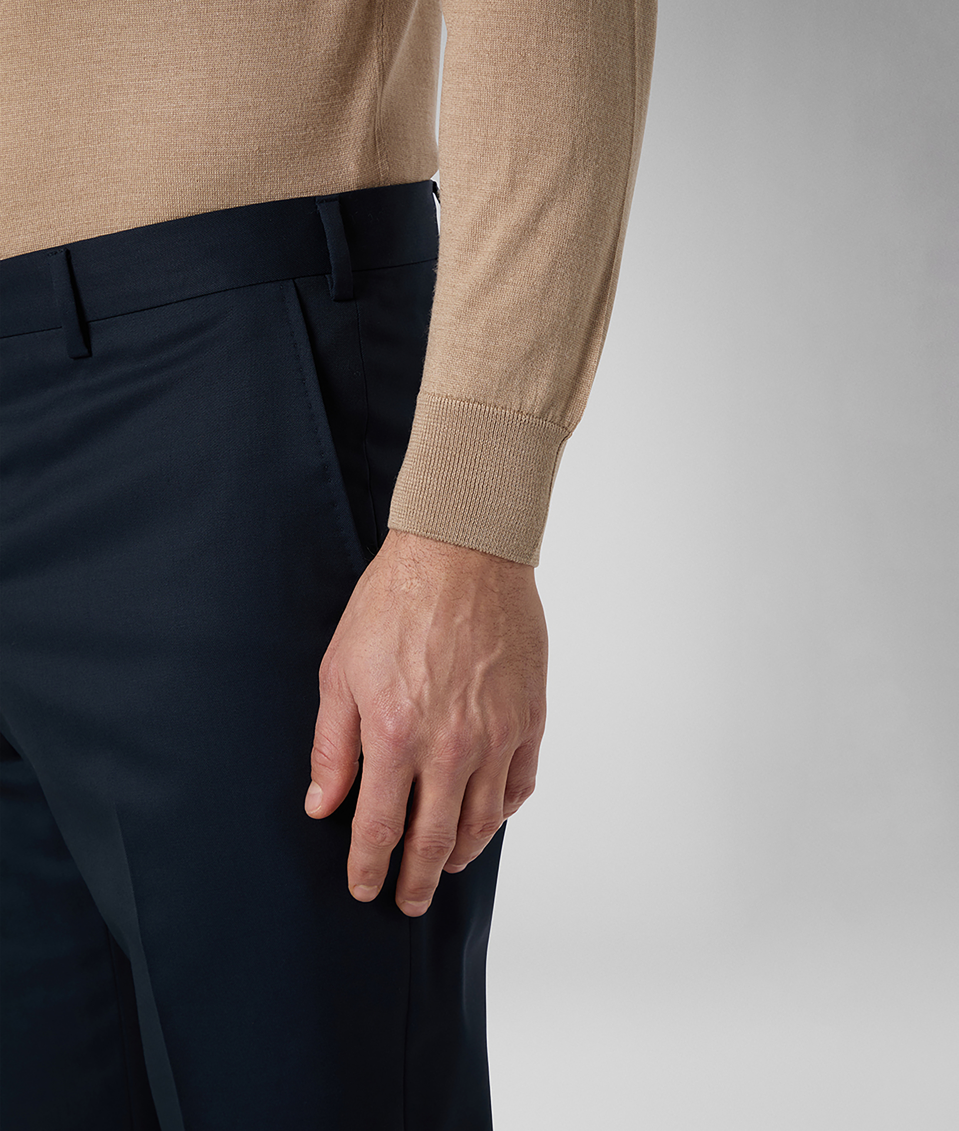 Vicenza Suit in Pure Wool Navy Blue | Pal Zileri