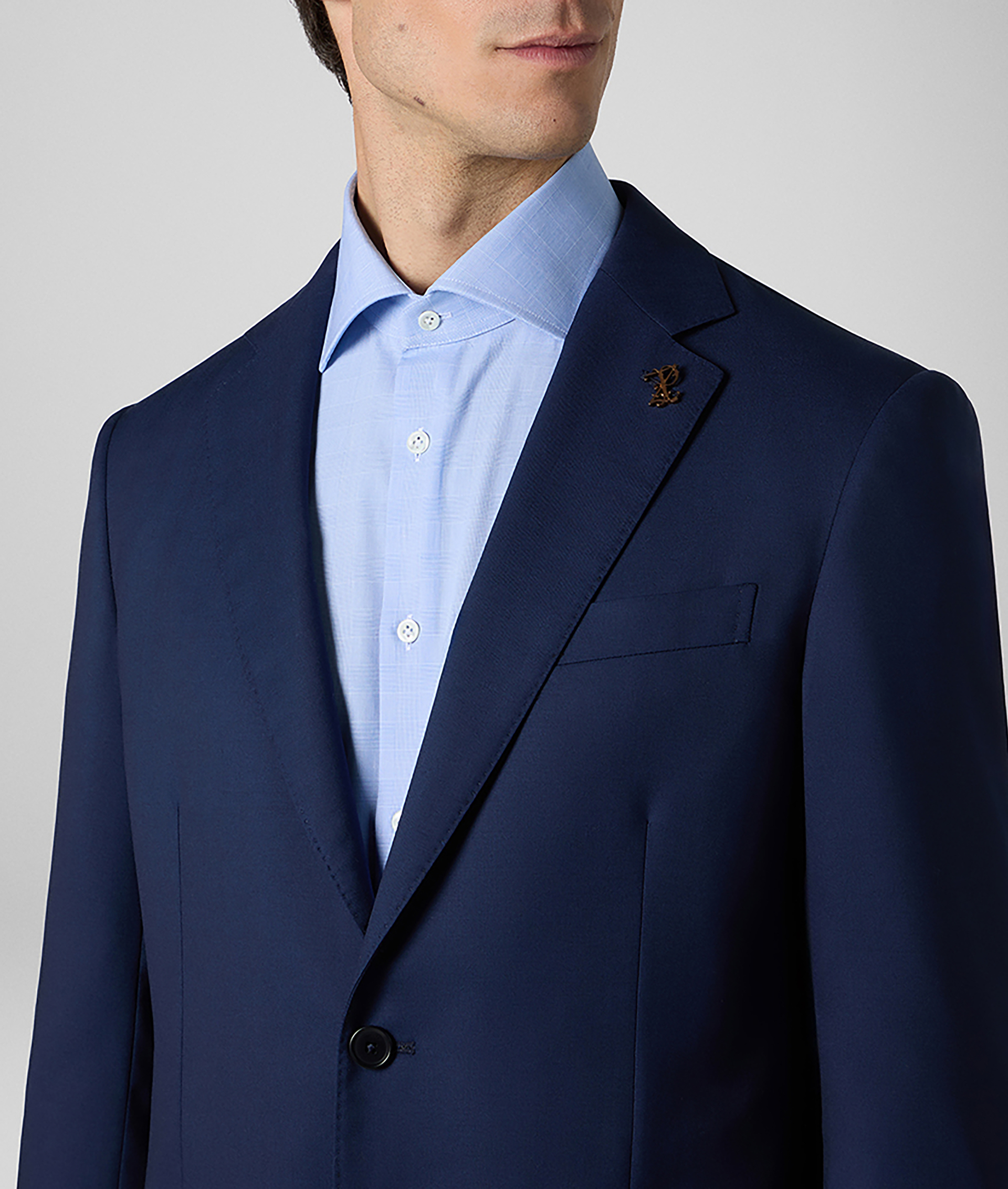 Vicenza Suit in Pure Wool Blue | Pal Zileri