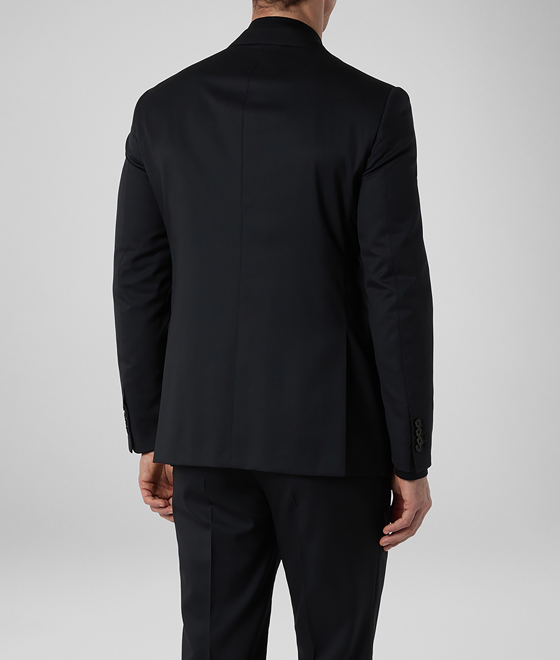 Vicenza Suit in Pure Wool Black | Pal Zileri