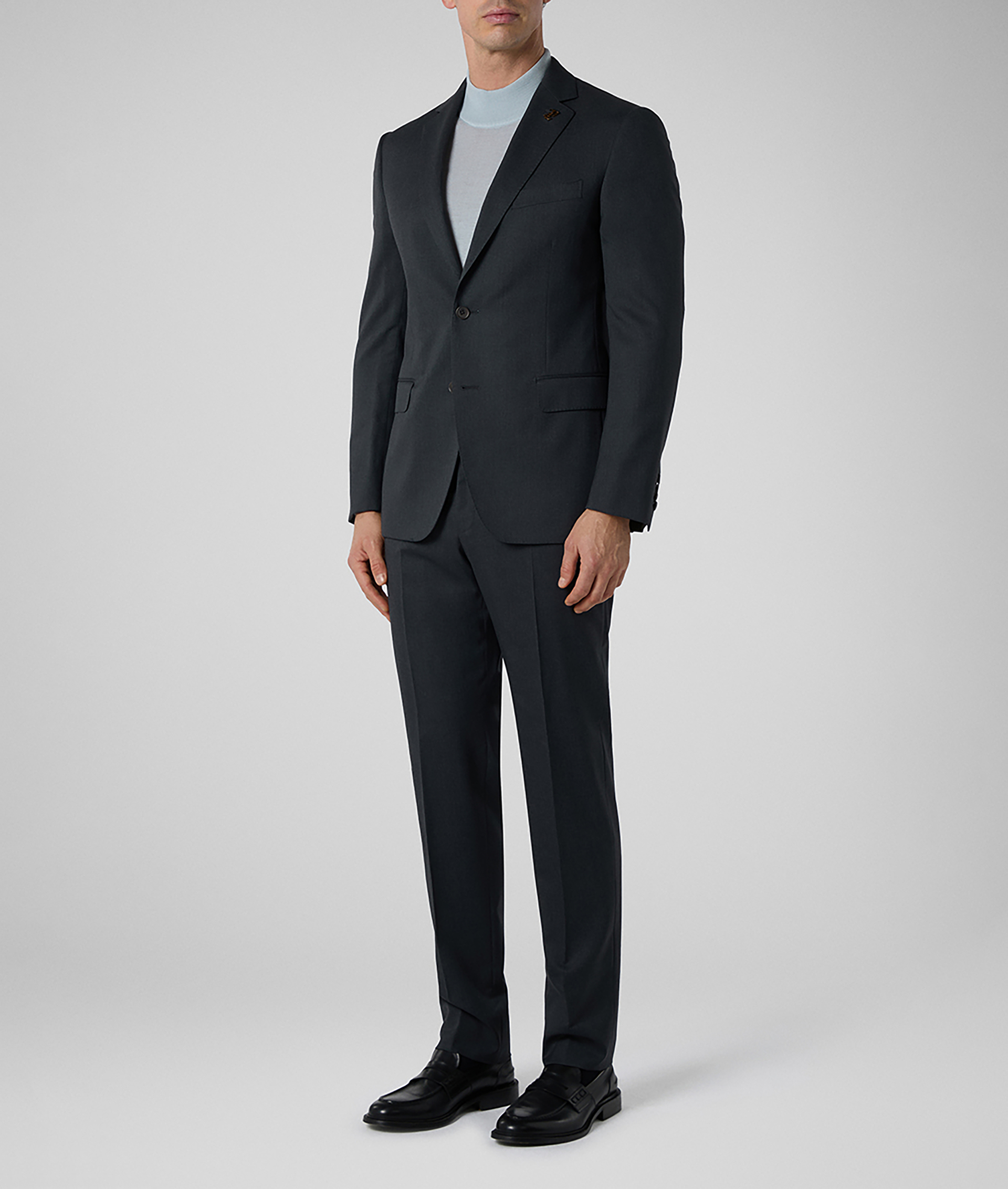 Vicenza Suit in Pure Wool Dark Grey | Pal Zileri
