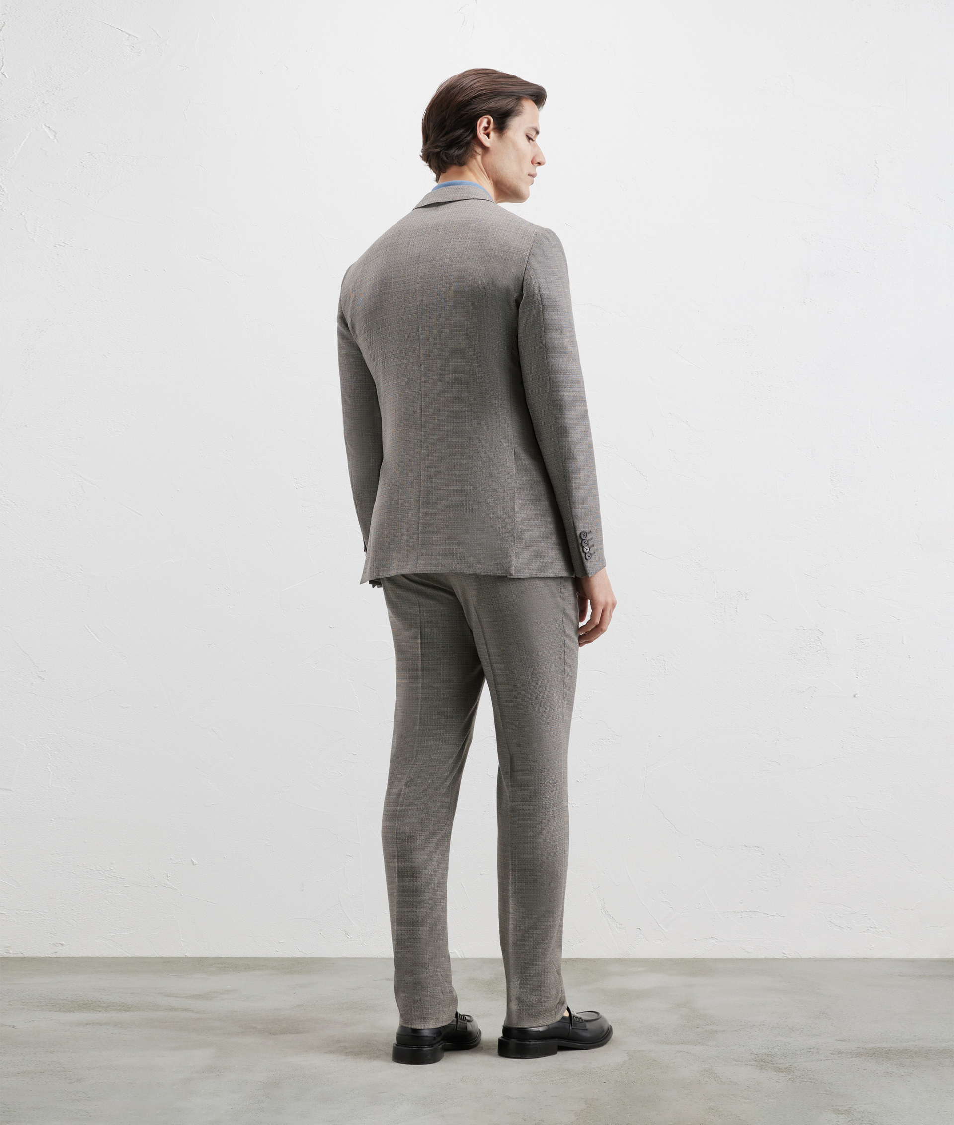 Key Suit In Stretch Wool And Technical Fabric Light Brown | Pal Zileri