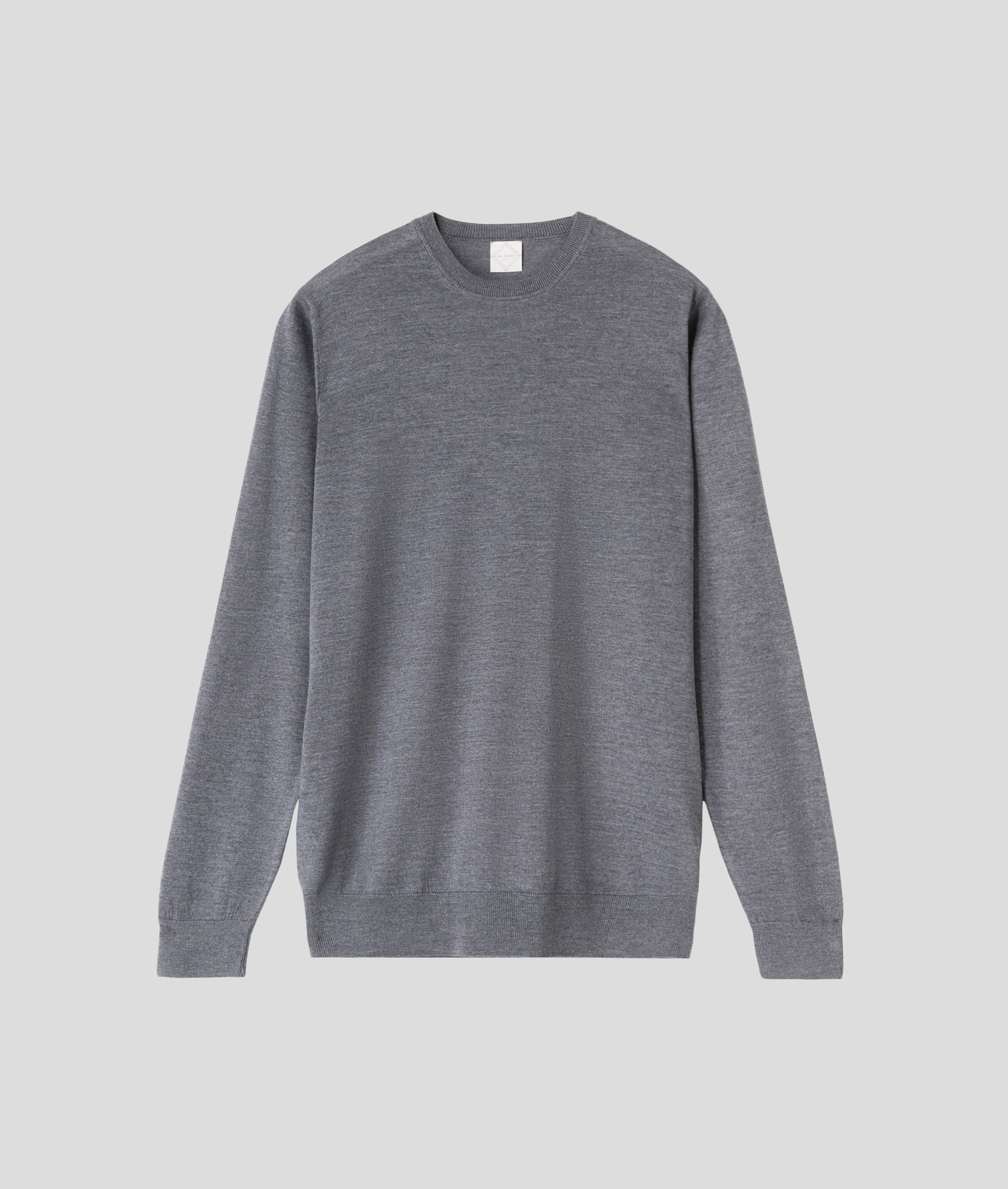 Maglione Girocollo in Lana Vergine Grigio | Pal Zileri