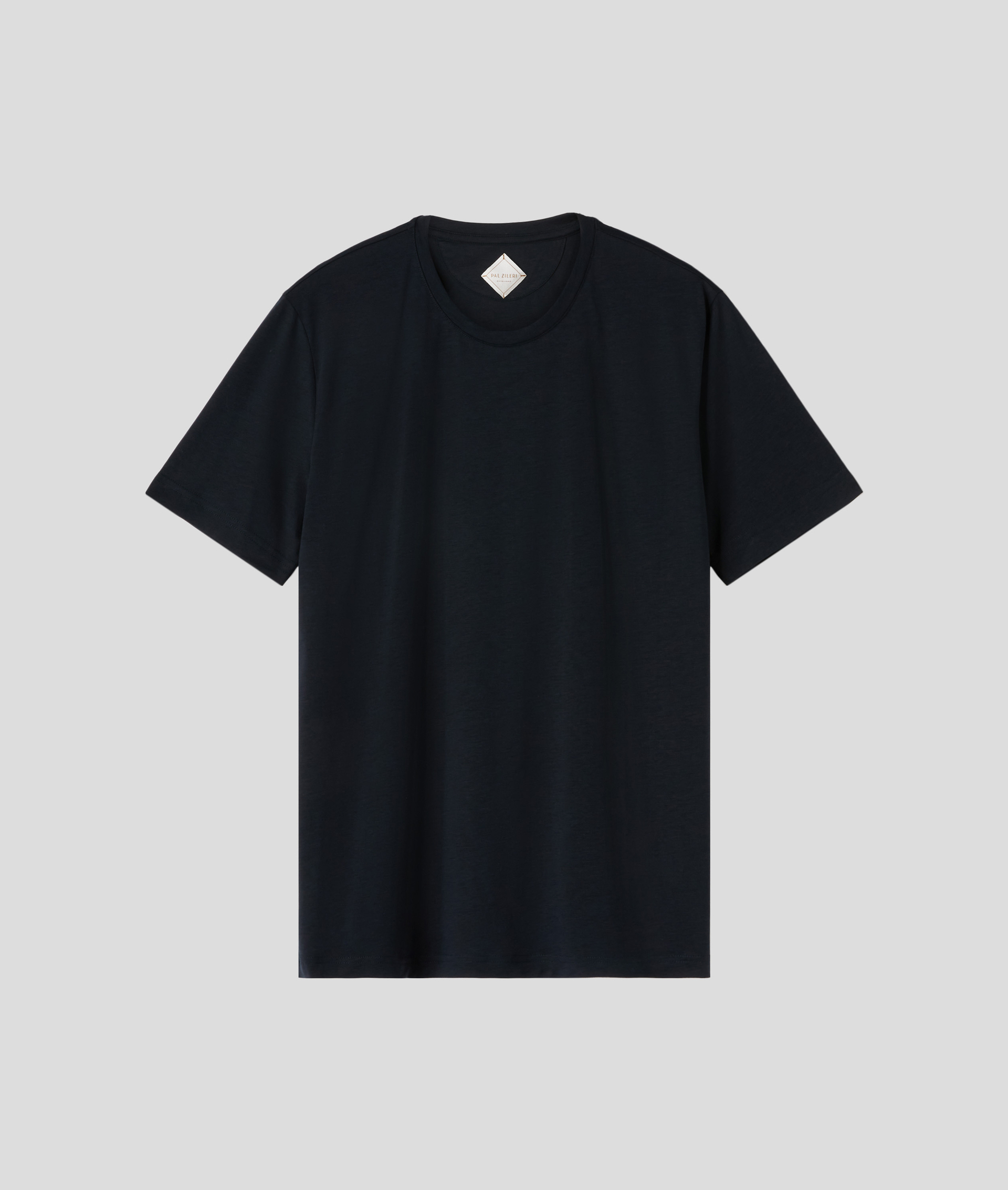 T-shirt in Cotton Jersey Ultra Lightweight Navy Blue | Pal Zileri