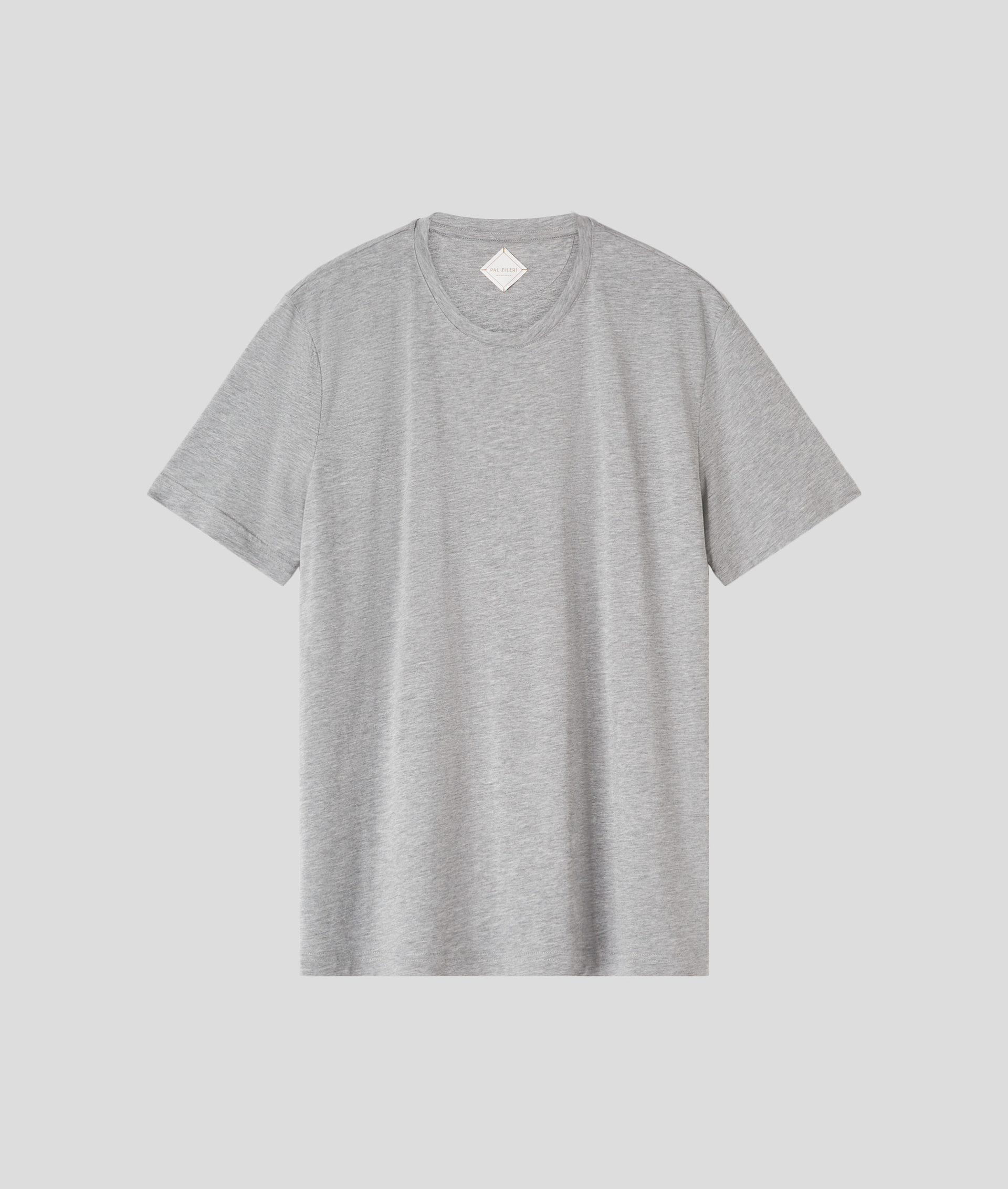 Tshirt in jersey di Cotone Ultraleggera Grigio Chiaro | Pal Zileri