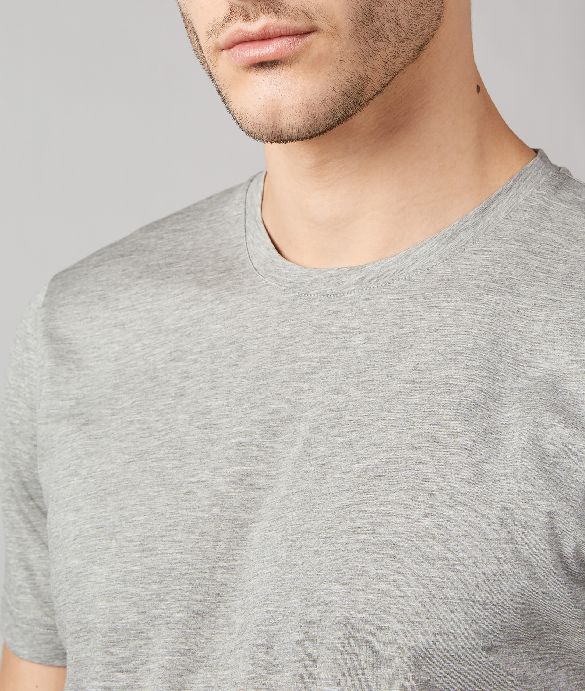 Tshirt in jersey di Cotone Ultraleggera Grigio Chiaro | Pal Zileri