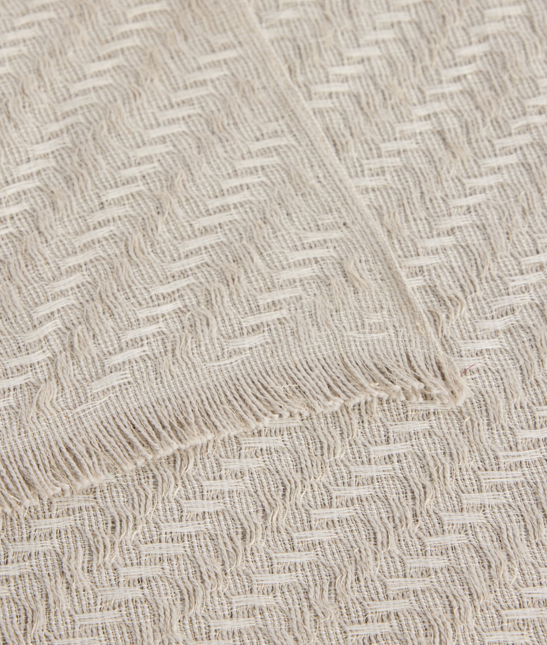Woven Scarf In Cotton And Linen Light Green | Pal Zileri
