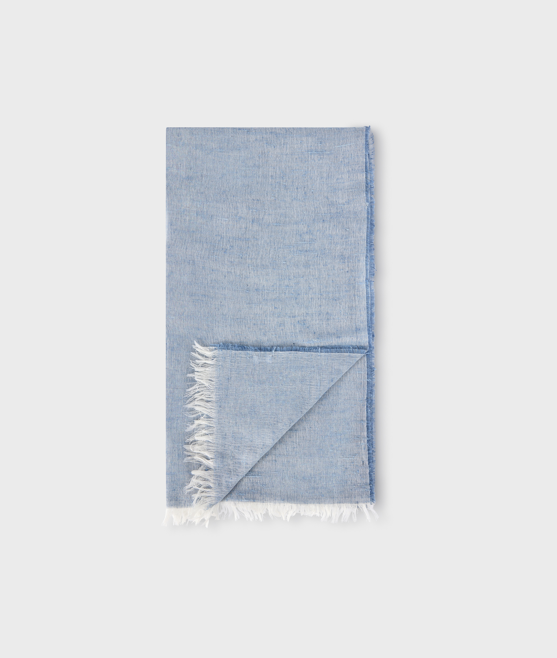 Woven Scarf In Pure Silk Light Blue | Pal Zileri