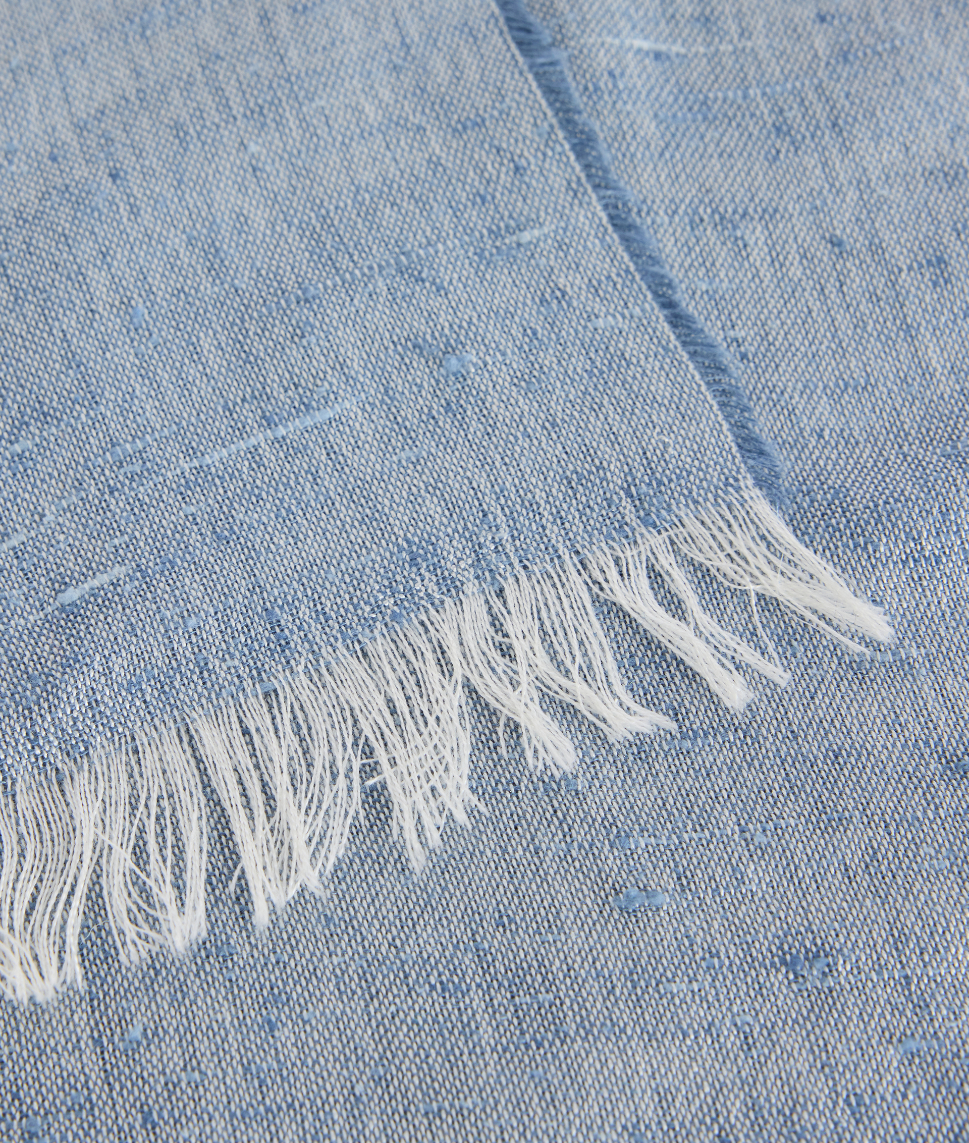 Woven Scarf In Pure Silk Light Blue | Pal Zileri