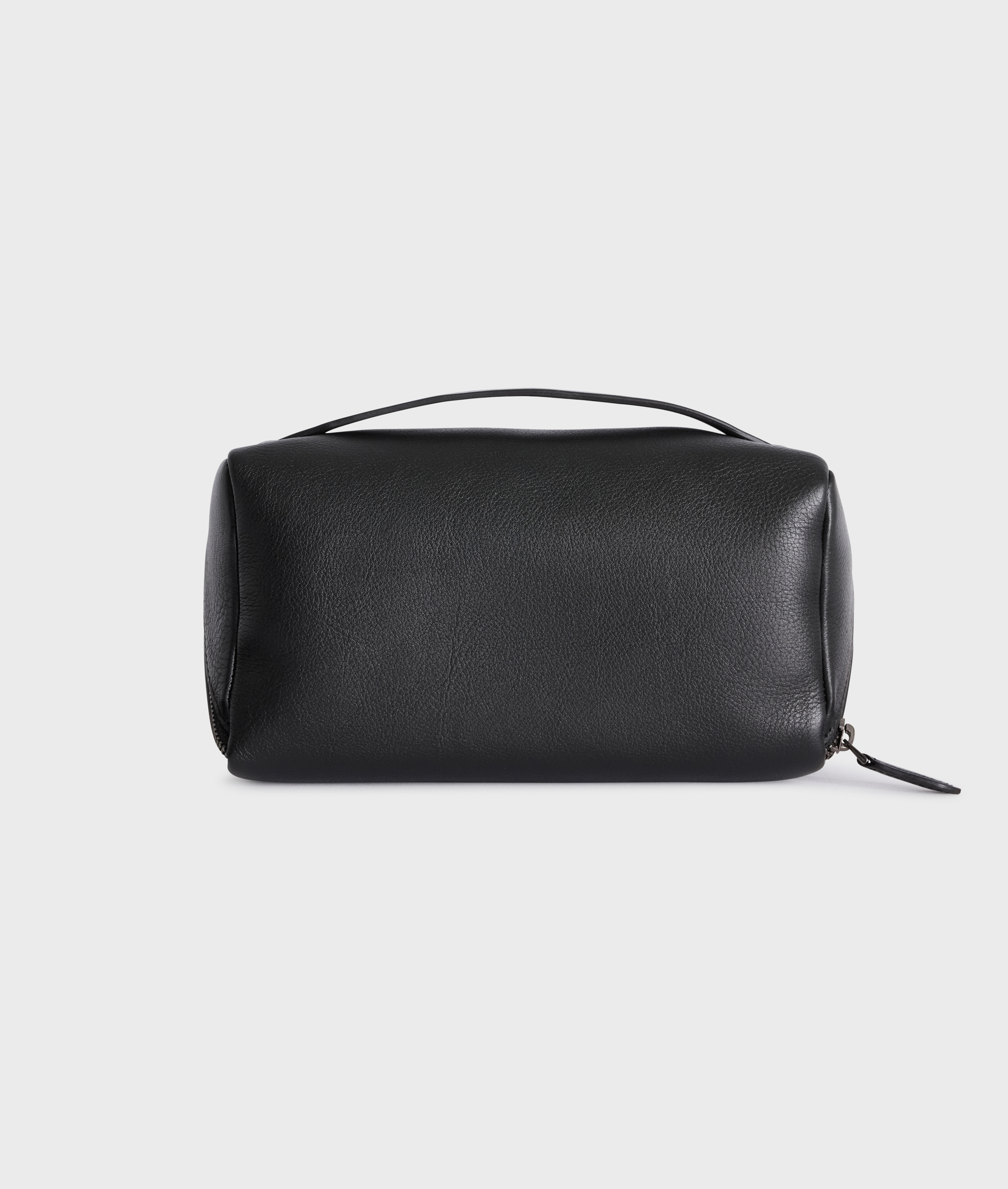 Beautycase In pelle con concia vegetale Nero | Pal Zileri