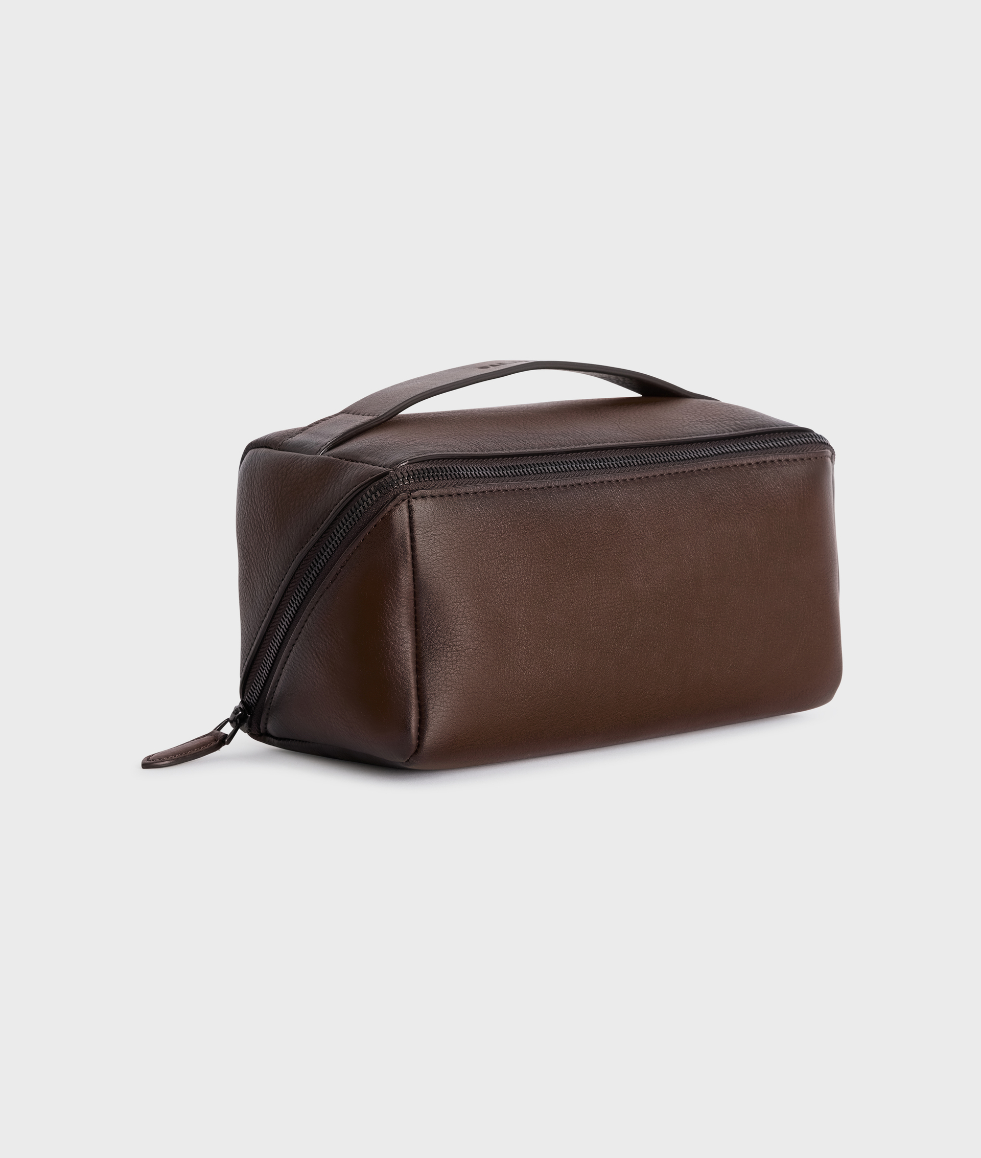 Beautycase In vegetable tanned Leather Brown | Pal Zileri