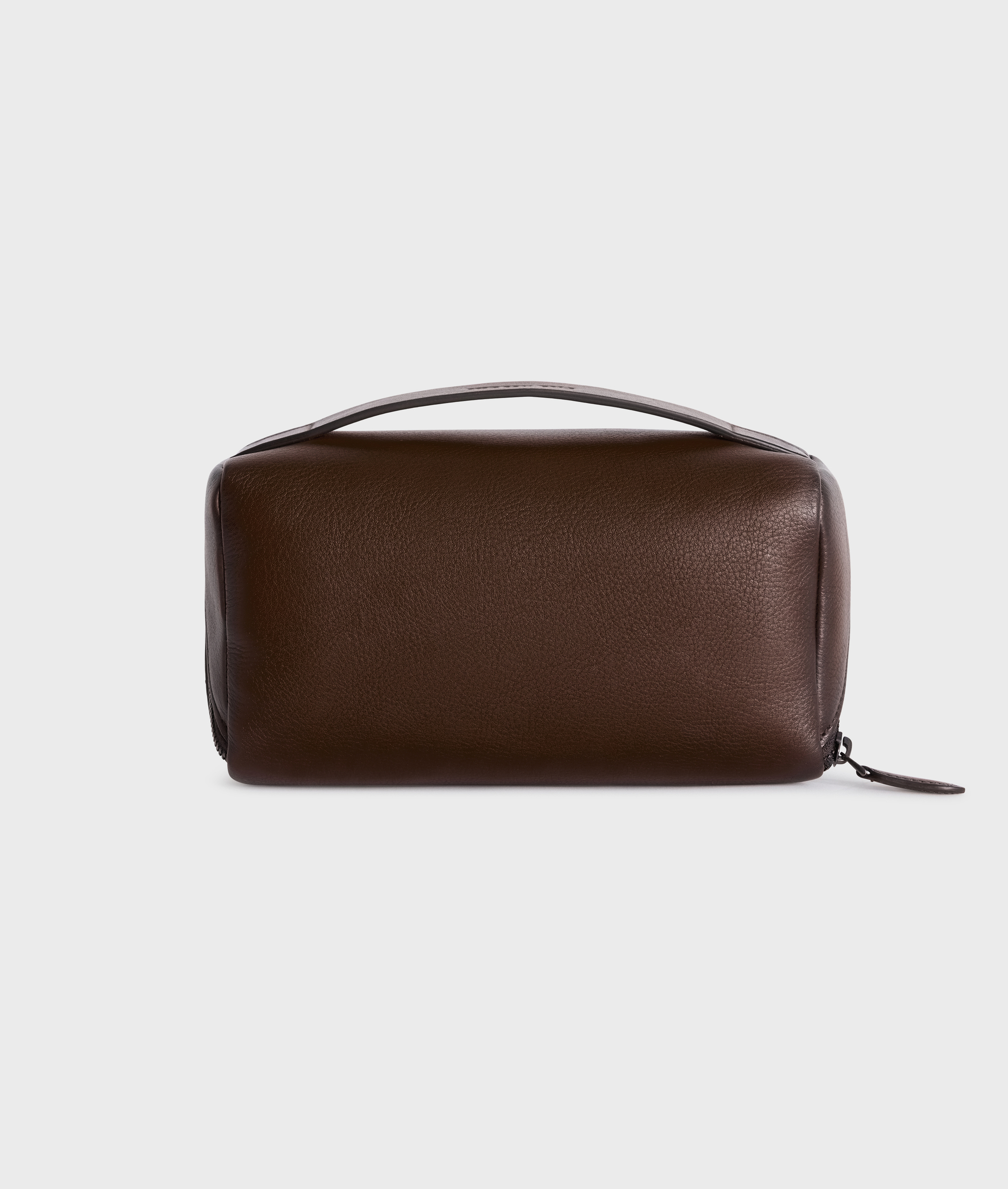Beautycase In vegetable tanned Leather Brown | Pal Zileri