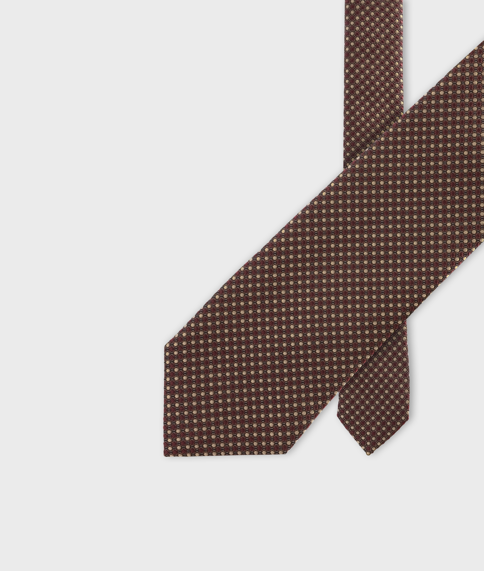Tie in silk jacquard red | Pal Zileri