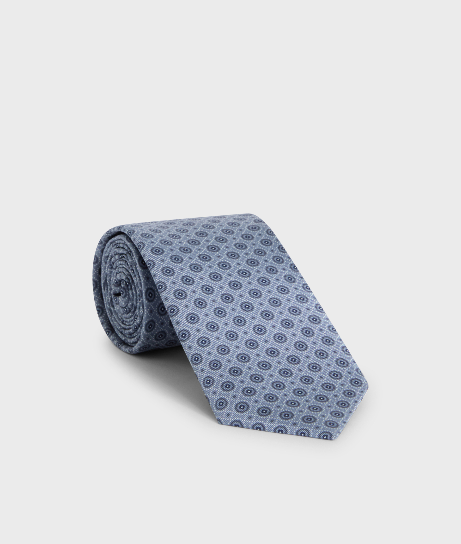 Tie In Pure Jacquard Silk Light Blue | Pal Zileri