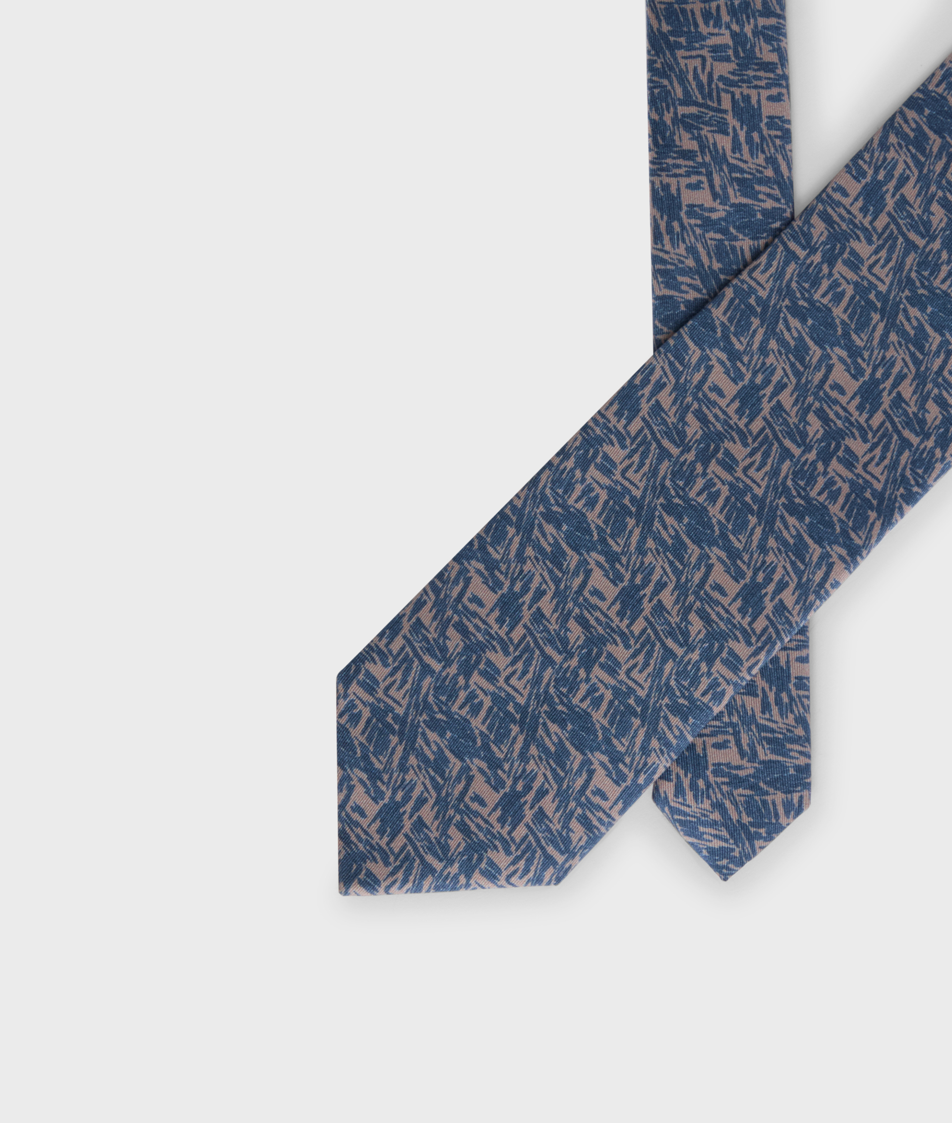 Tie In Pure Jacquard Light Brown | Pal Zileri