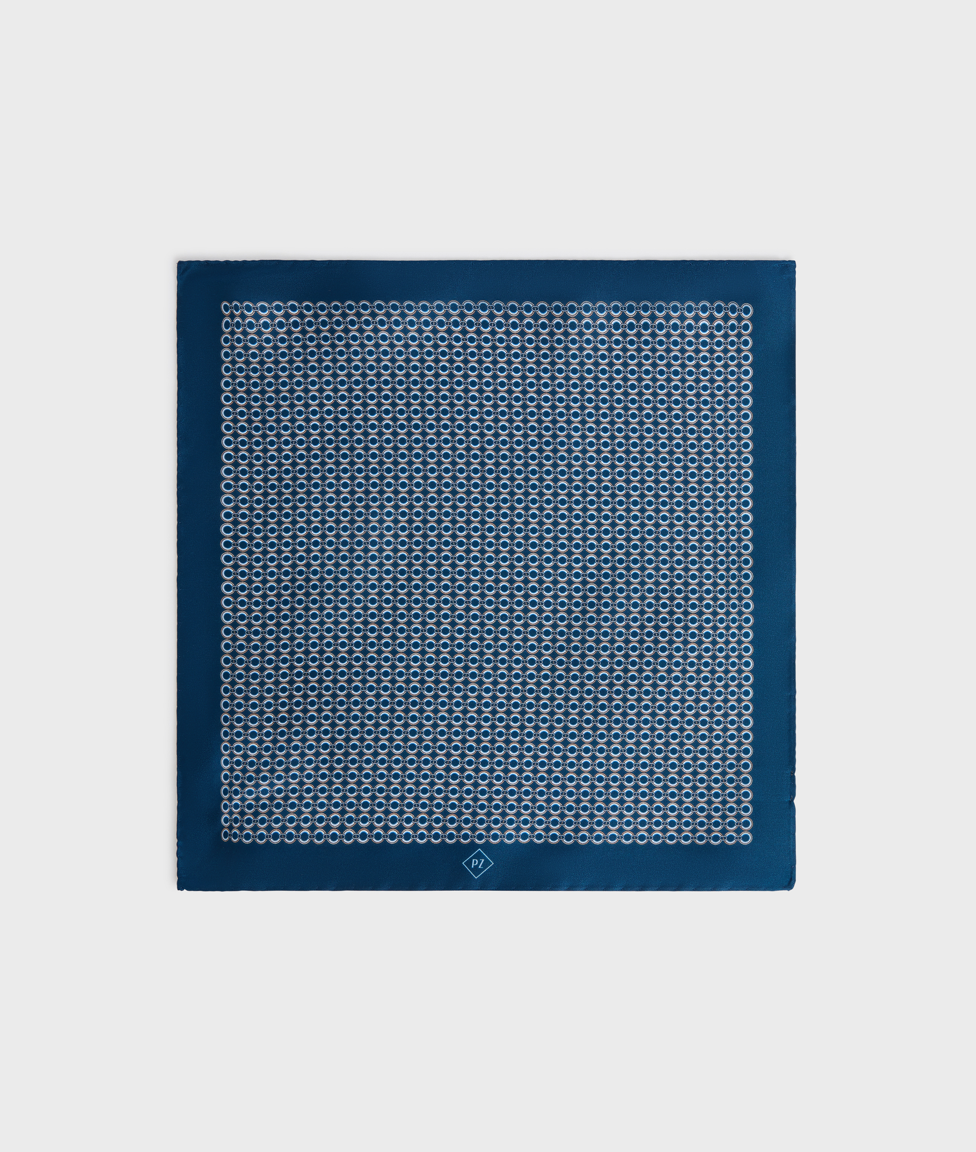 Pochette Da Taschino In Pura Seta Blu | Pal Zileri
