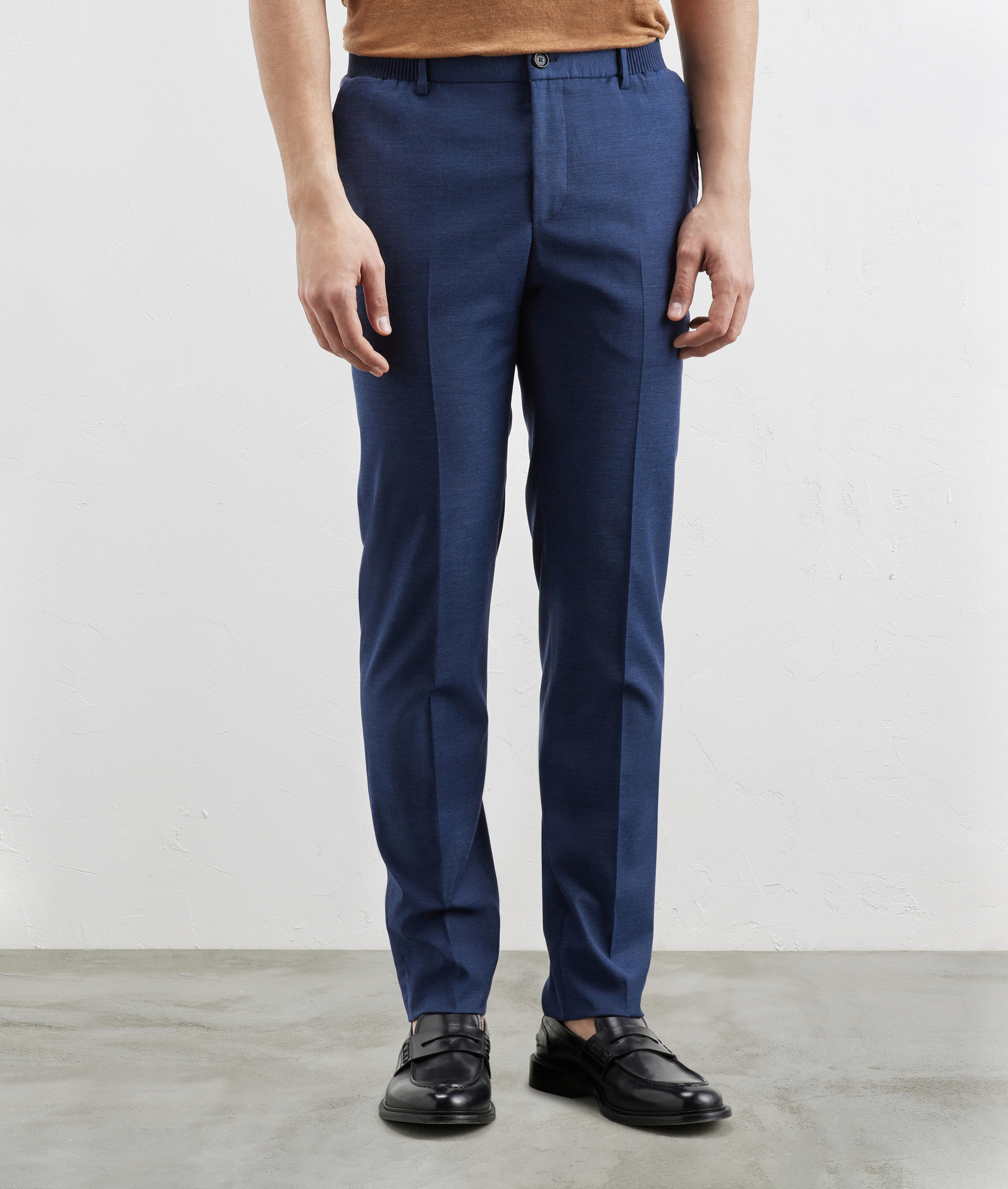 Pants In Wool And Viscose Navy Blue | Pal Zileri
