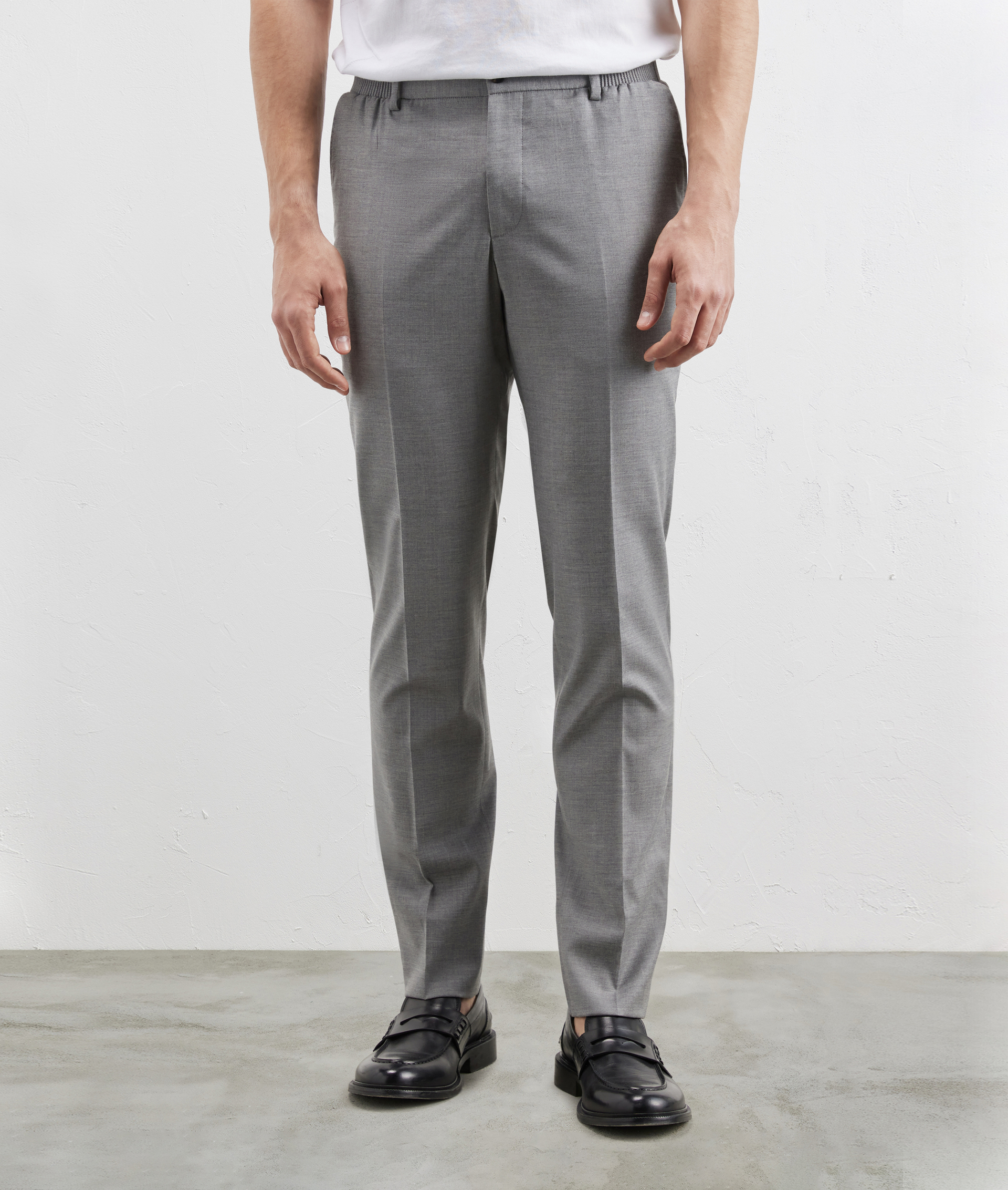 Pants In Wool And Viscose Light Grey | Pal Zileri
