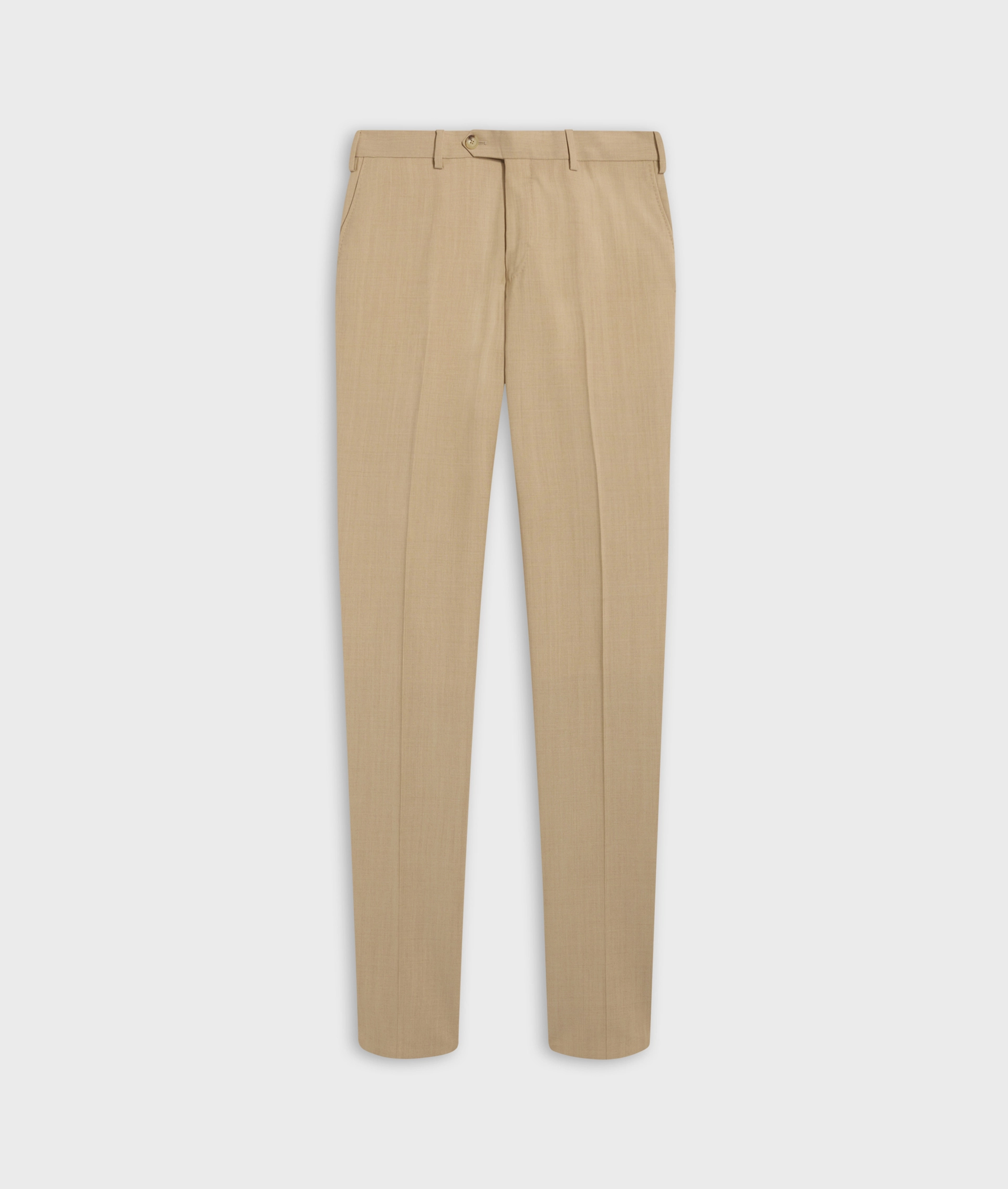 Pants In Wool Melange Stretch Camel | Pal Zileri