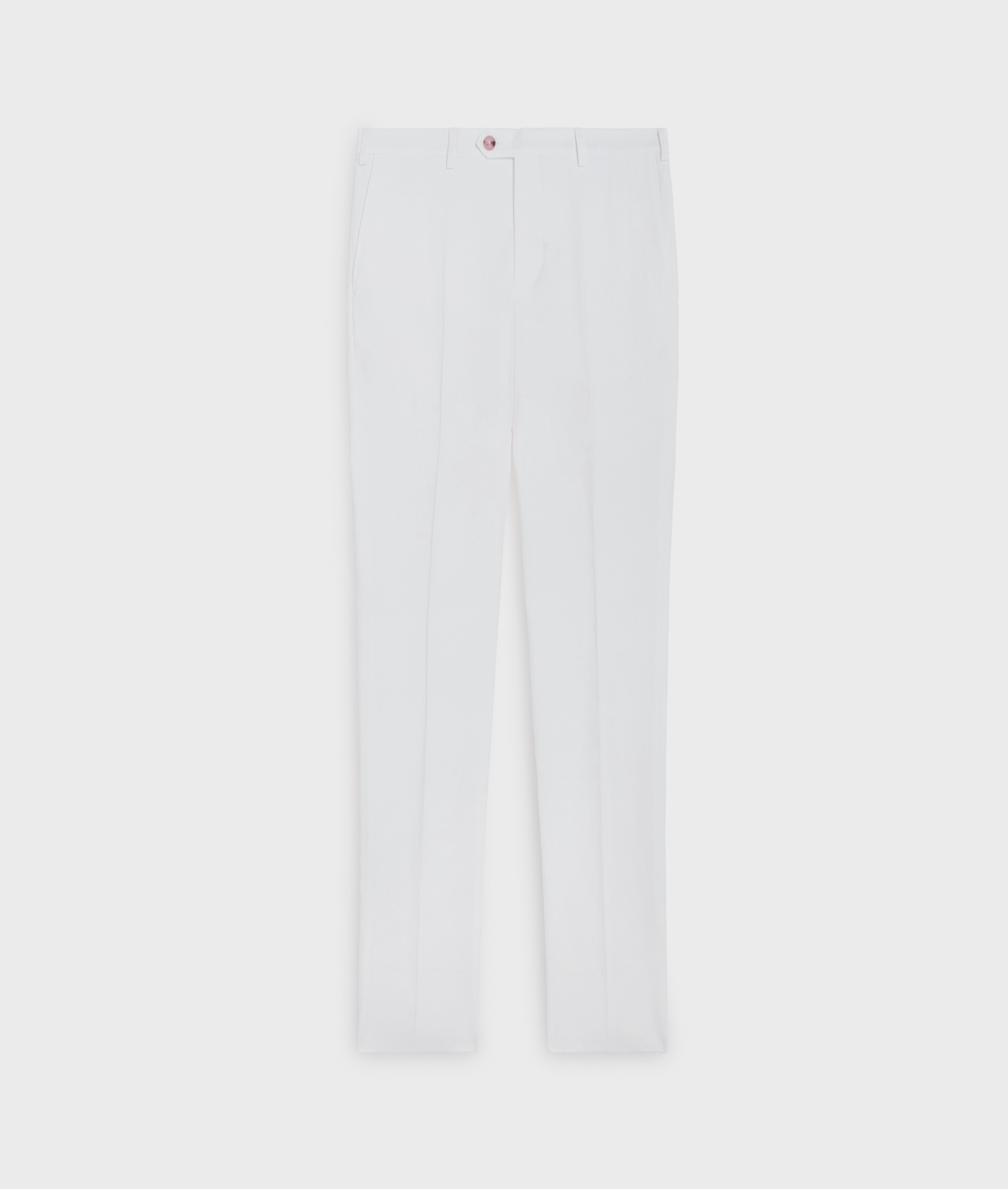 Pantaloni In Puro Lino Bianco - Pantaloni - Pal Zileri | Official Website