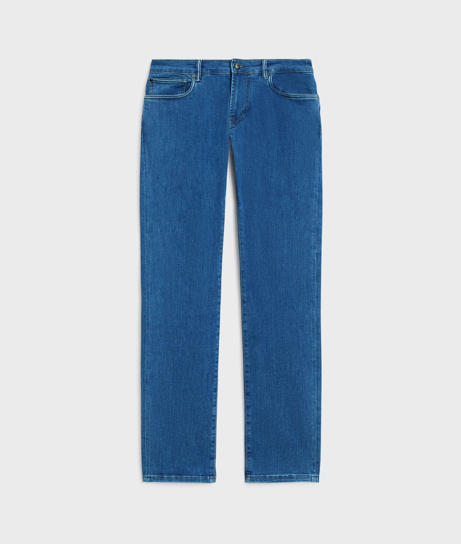 Denim Pants With Stone Bleach Wash Blue | Pal Zileri