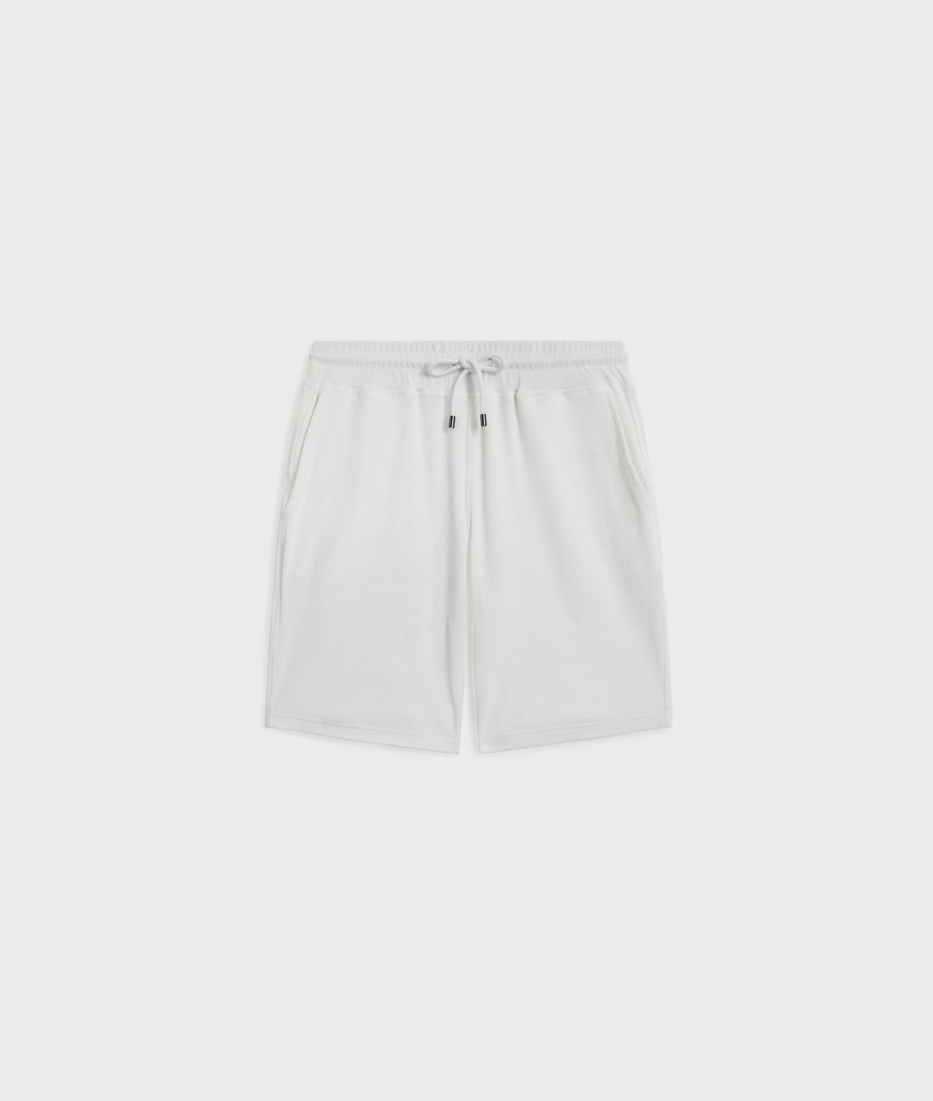 Shorts in felpa di cotone con tasche a filetto bianco | Pal Zileri