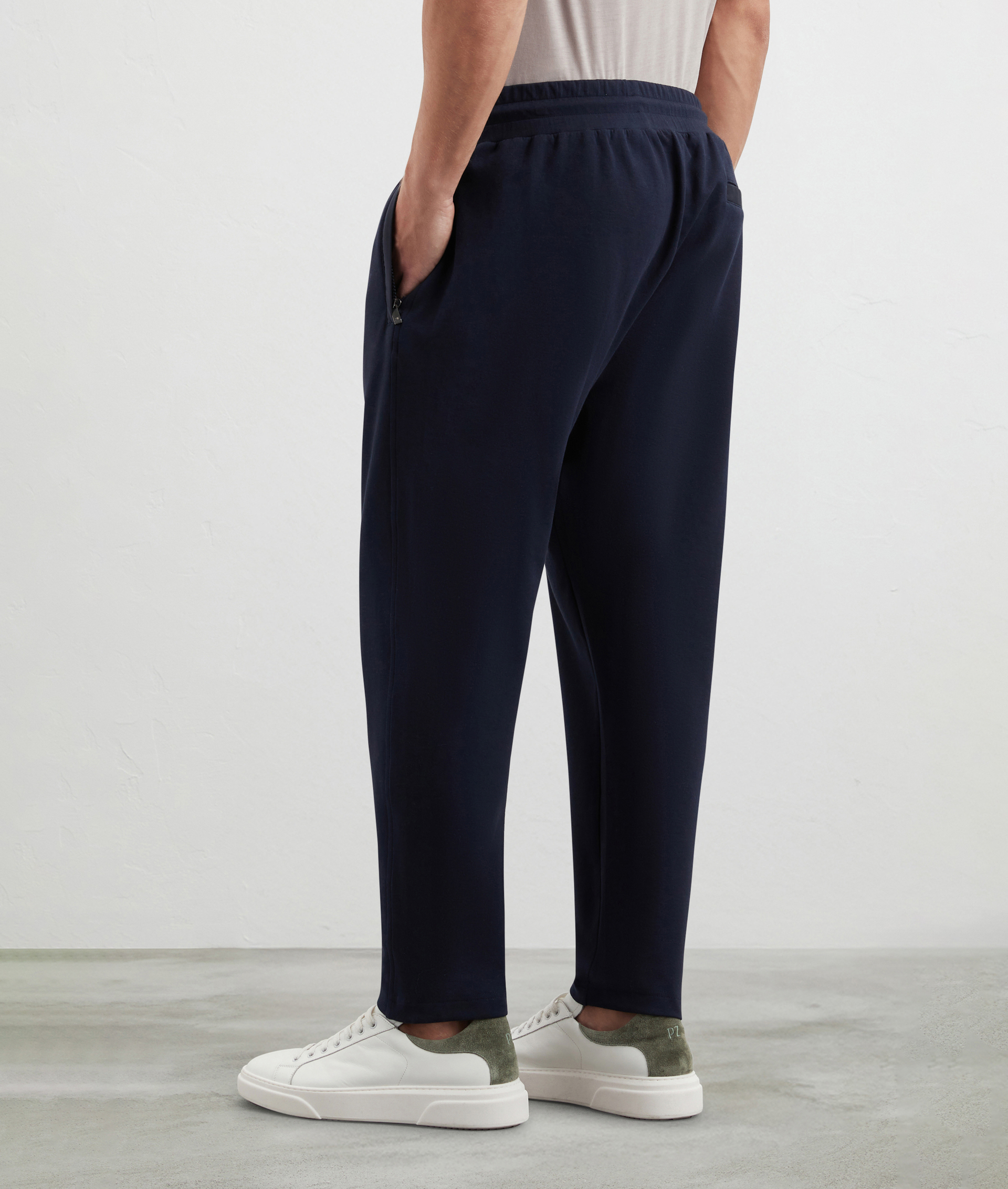Pants In Sweatshirt Cotton Relaxed Fit Blue Navy | Pal Zileri