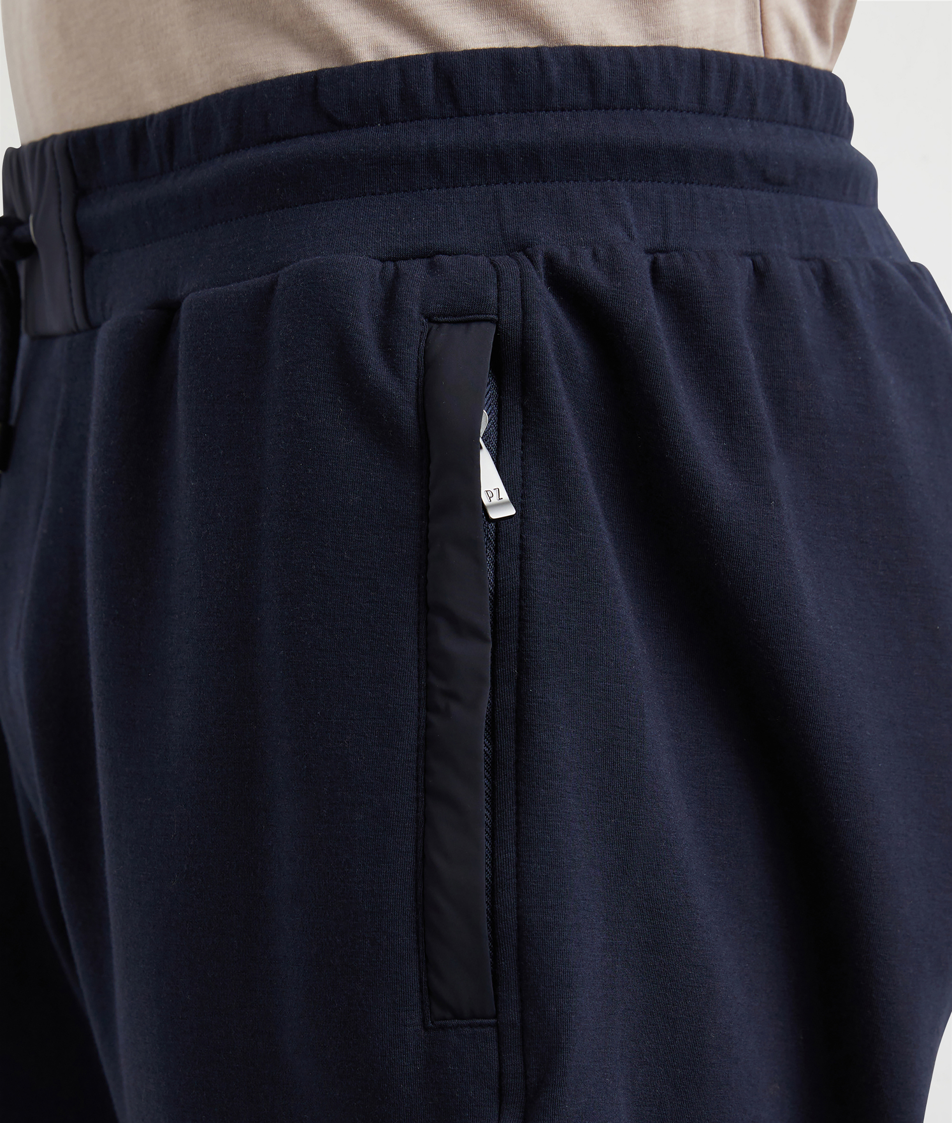 Pants In Sweatshirt Cotton Relaxed Fit Blue Navy | Pal Zileri
