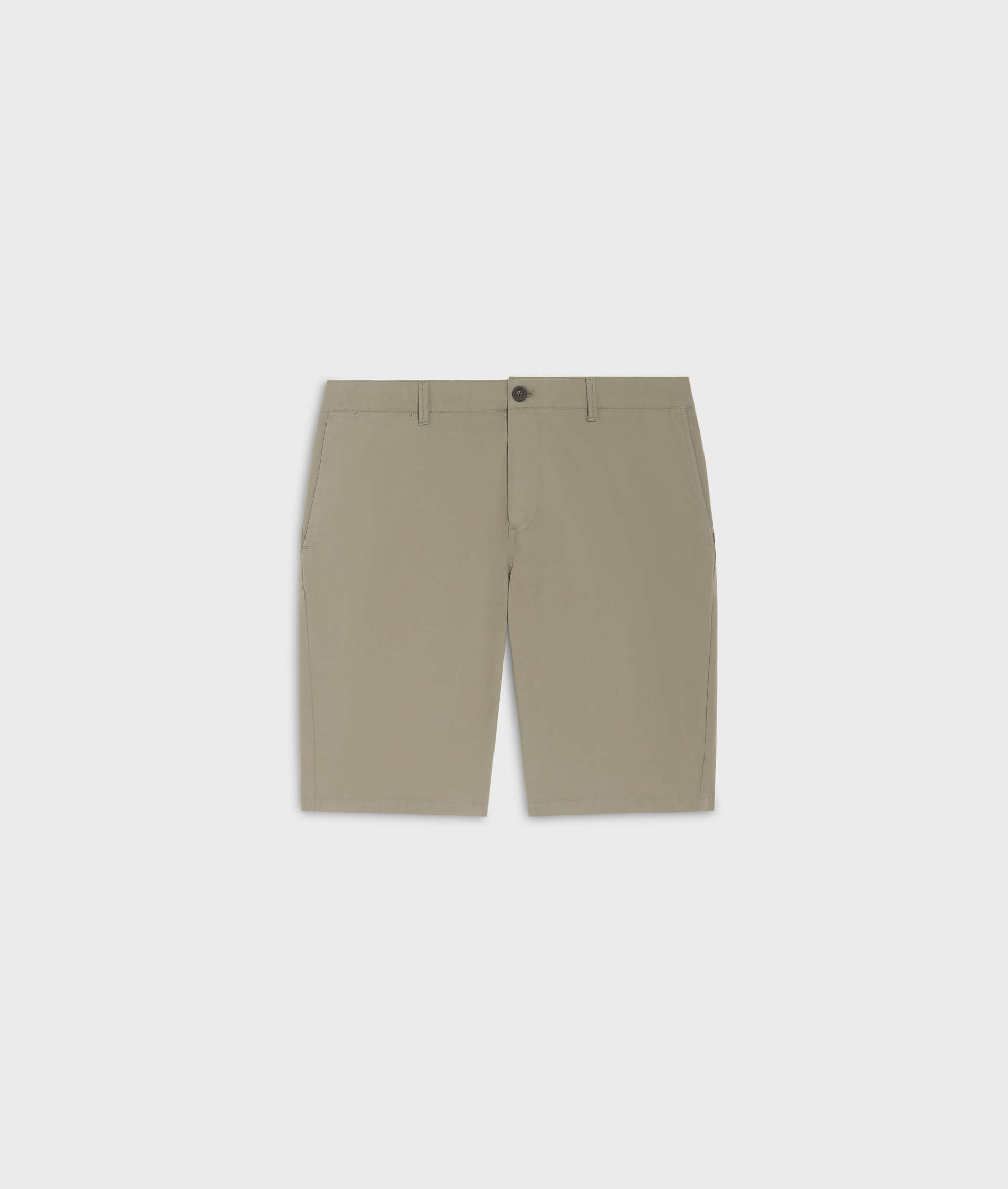 Shorts slim fit in ultralight cotton light green blue - Trousers - Pal Zileri | Official Website