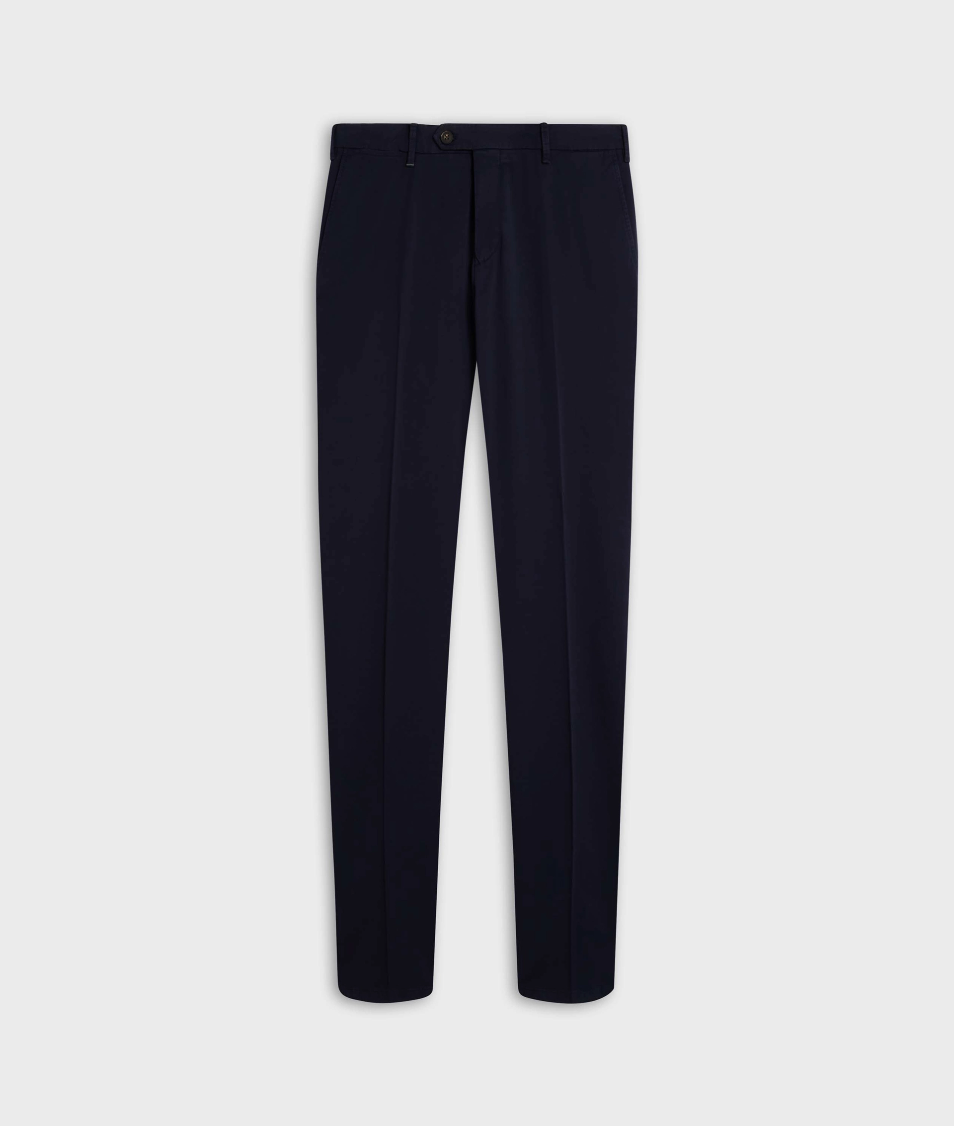 Garment Dyed Chino Pants Blue Navy | Pal Zileri