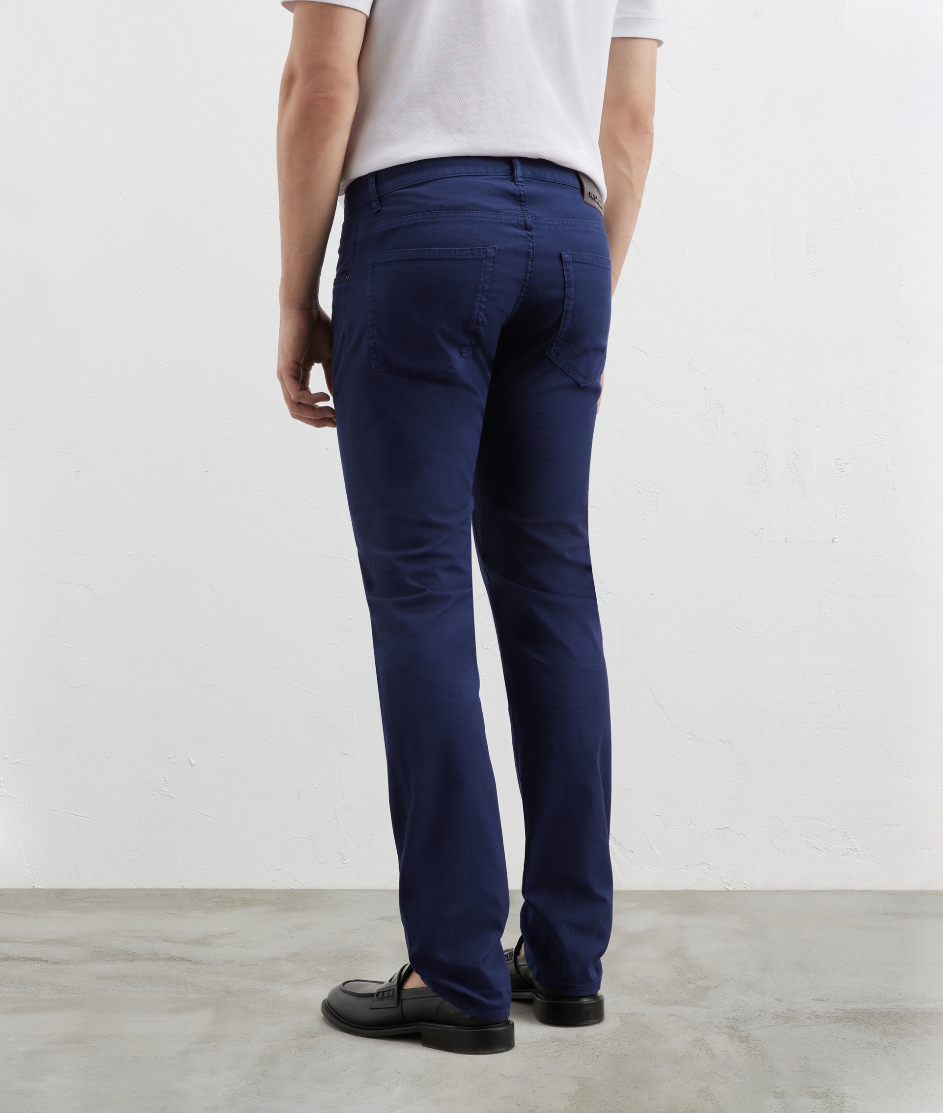 5 Pocket Stretch Cotton Pants Blue Navy | Pal Zileri