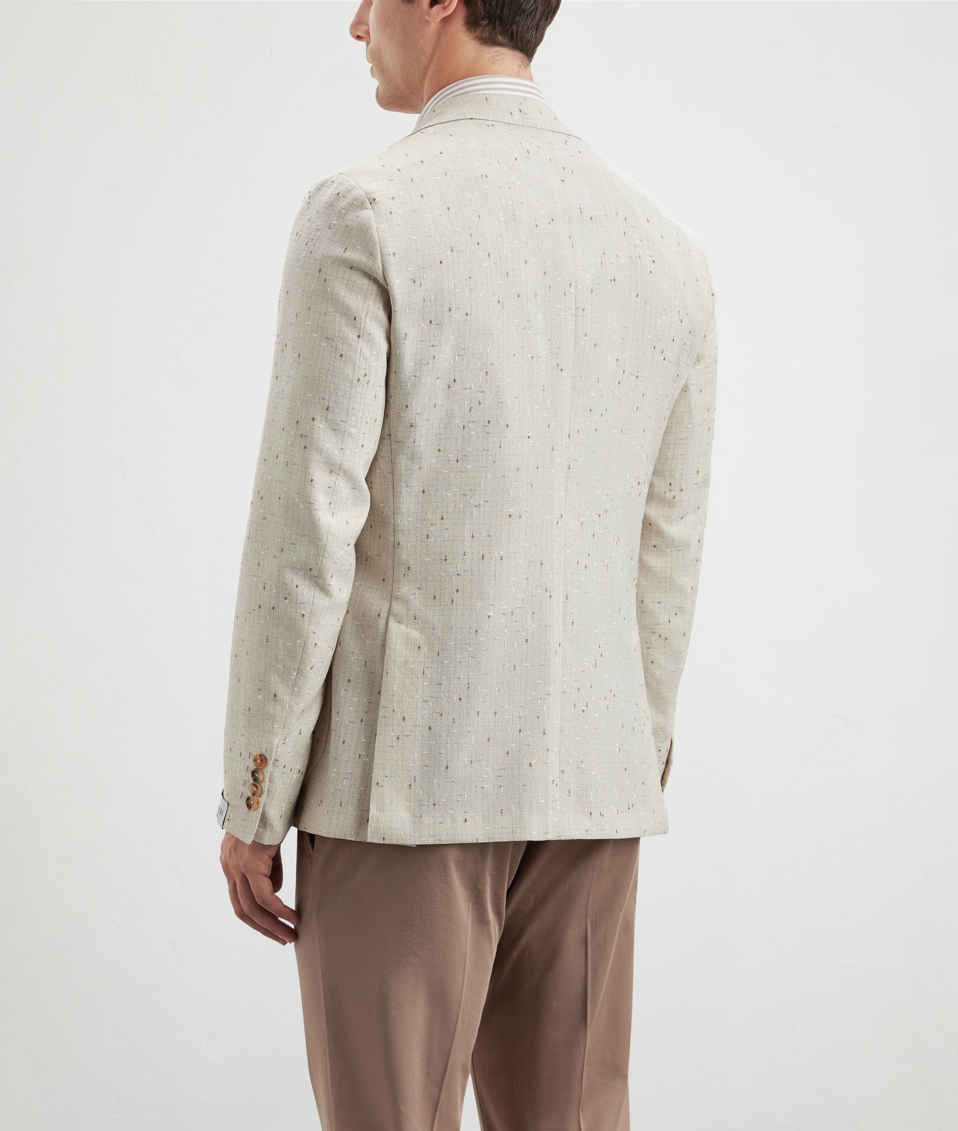 Giacca Brera In Lana Viscosa E Nylon Naturale | Pal Zileri