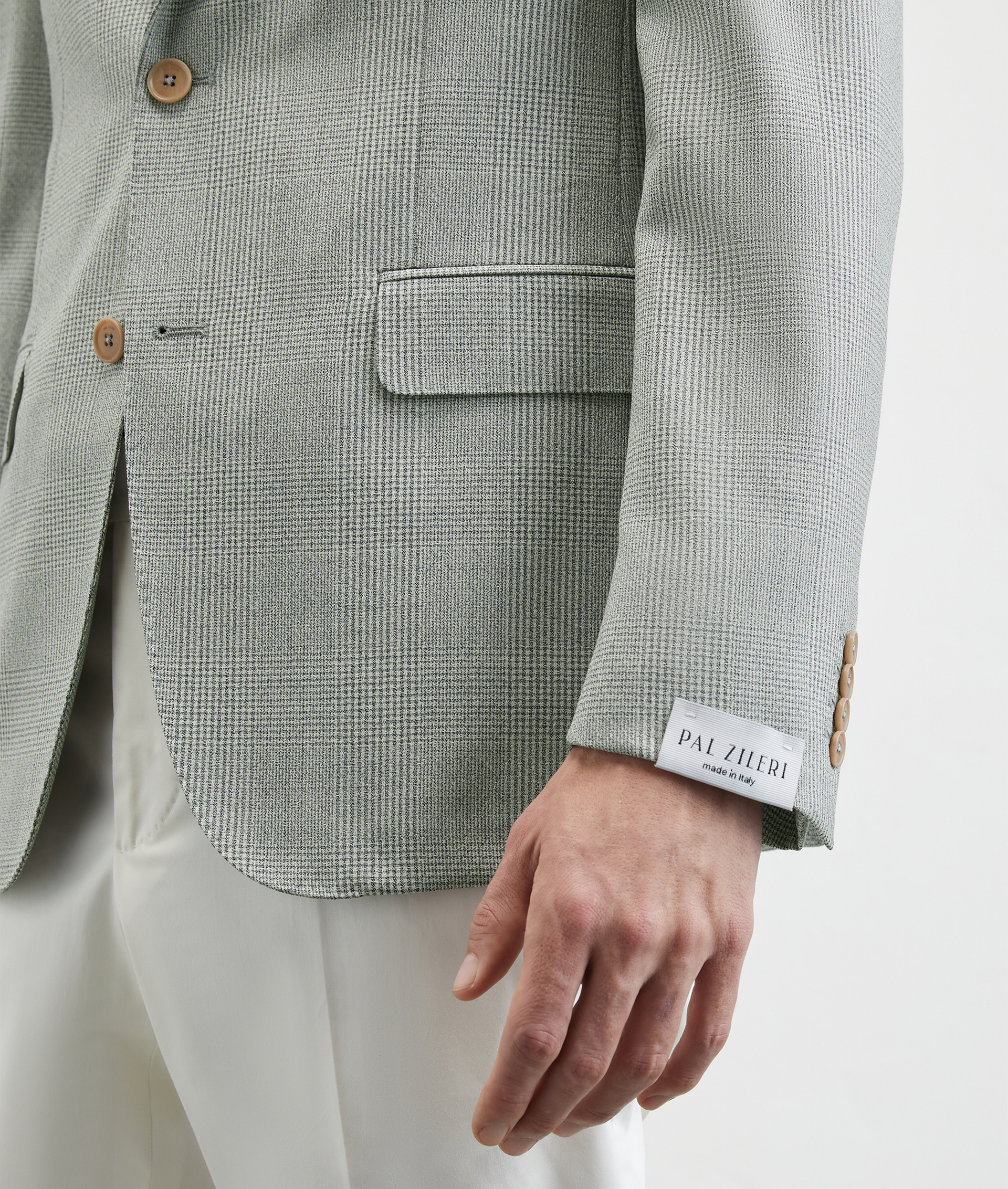 Vicenza Jacket In Pure Wool Light Blue | Pal Zileri
