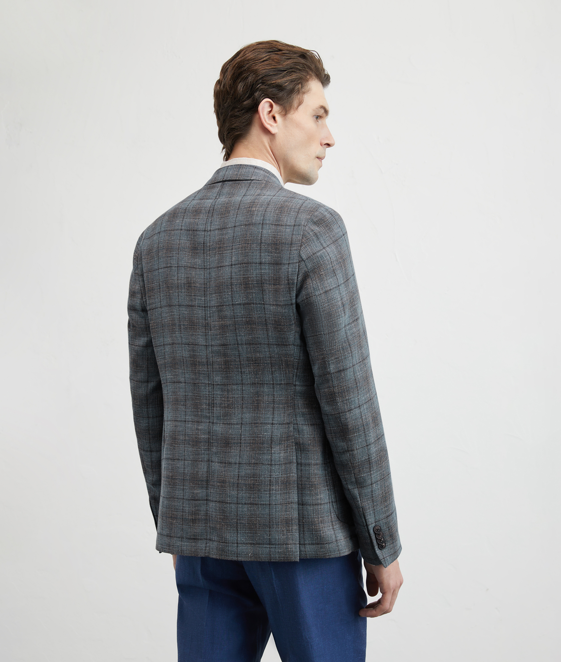 Grisaille Unlined Jacket Light Blue | Pal Zileri