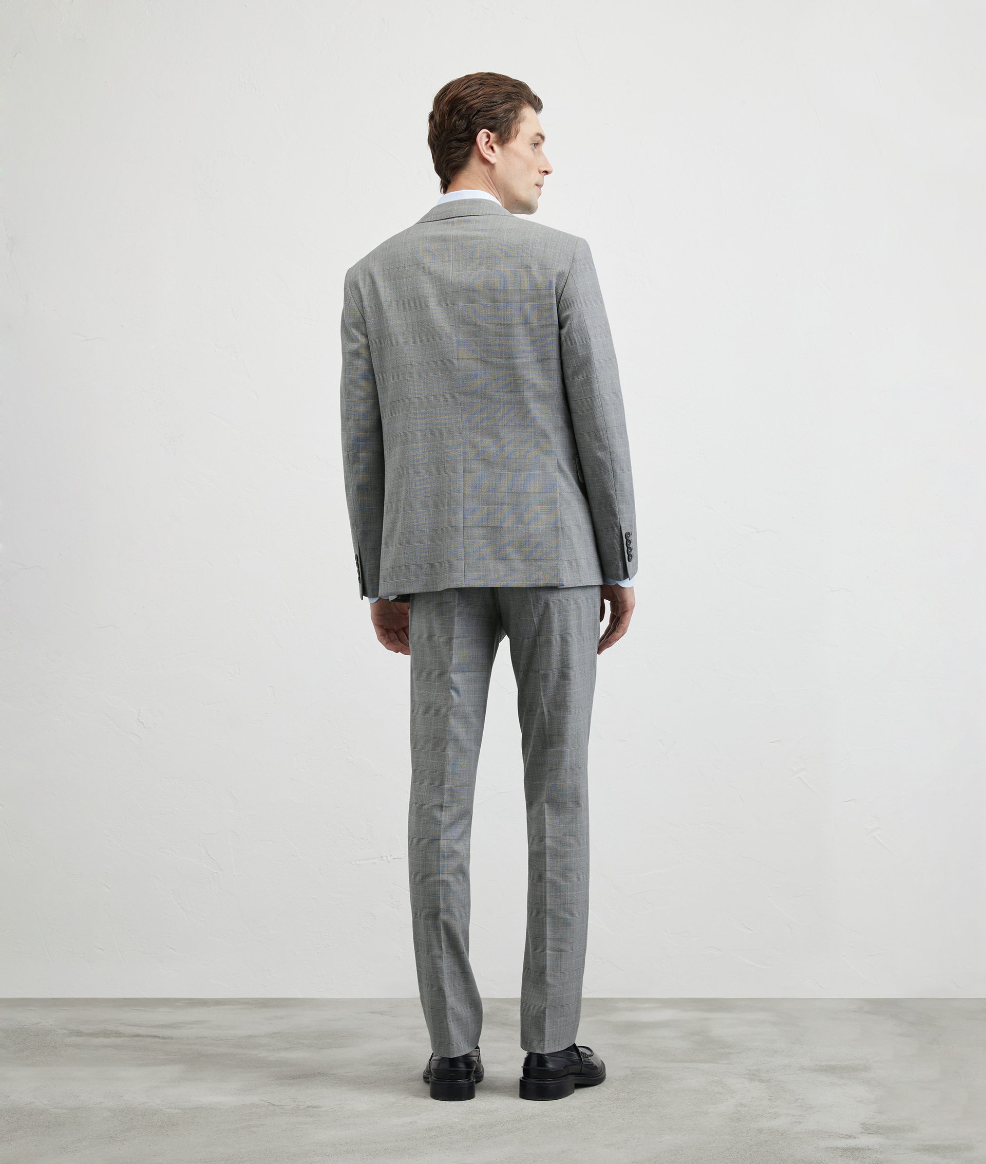Vicenza Suit In Stretch Wool And Viscose Grey | Pal Zileri