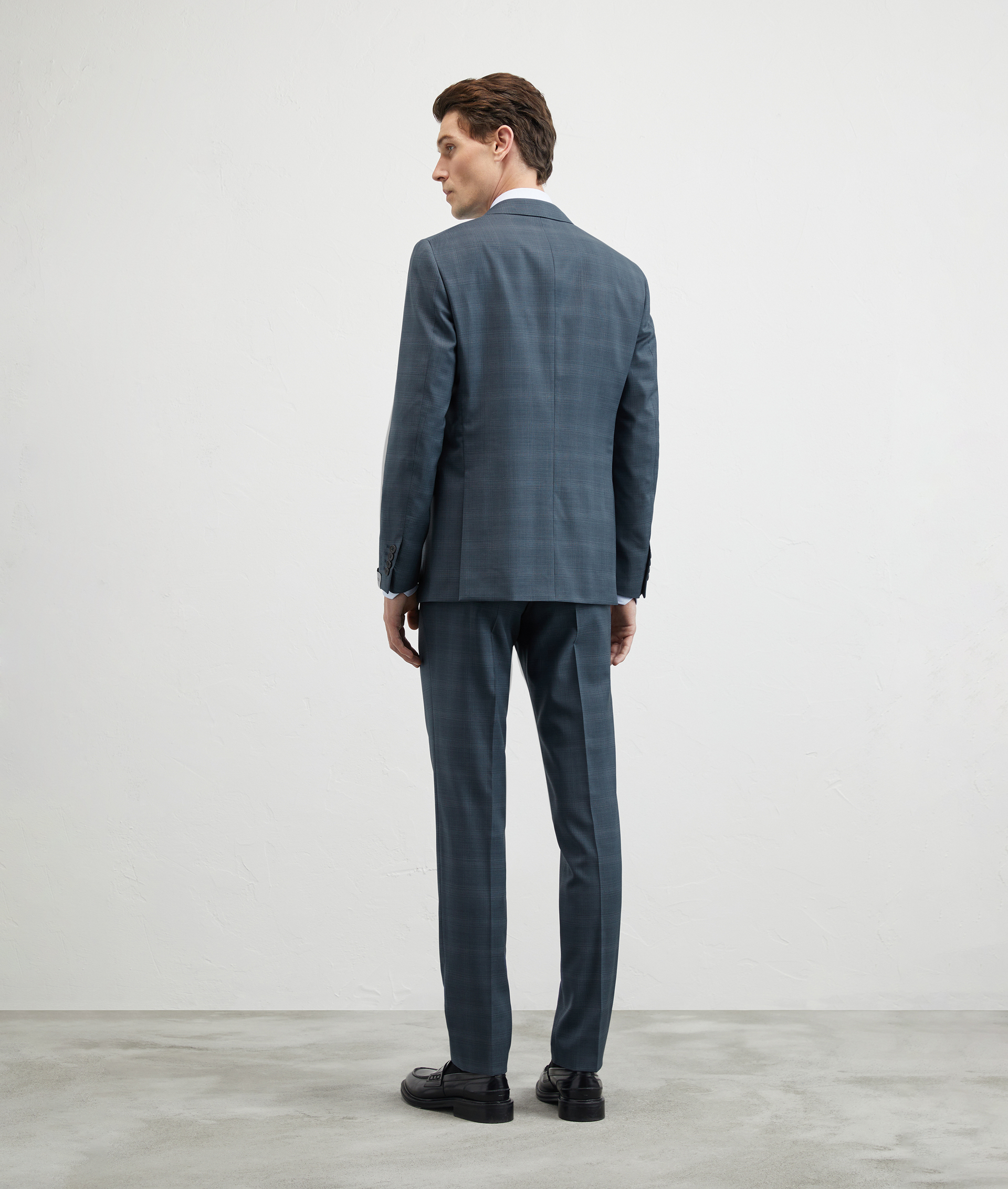 Vicenza Suit In Pure Stretch Wool Blue | Pal Zileri